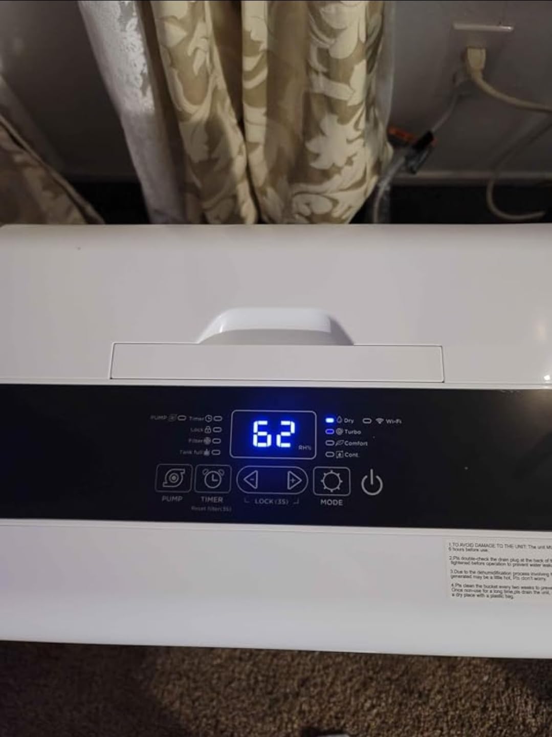 DuraComfort 50 Pint Smart Dehumidifier with Pump, 4500 Sq.Ft Energy Star for Basement, App Control, Auto Defrost, Drain Hose, Timer customer photo 1