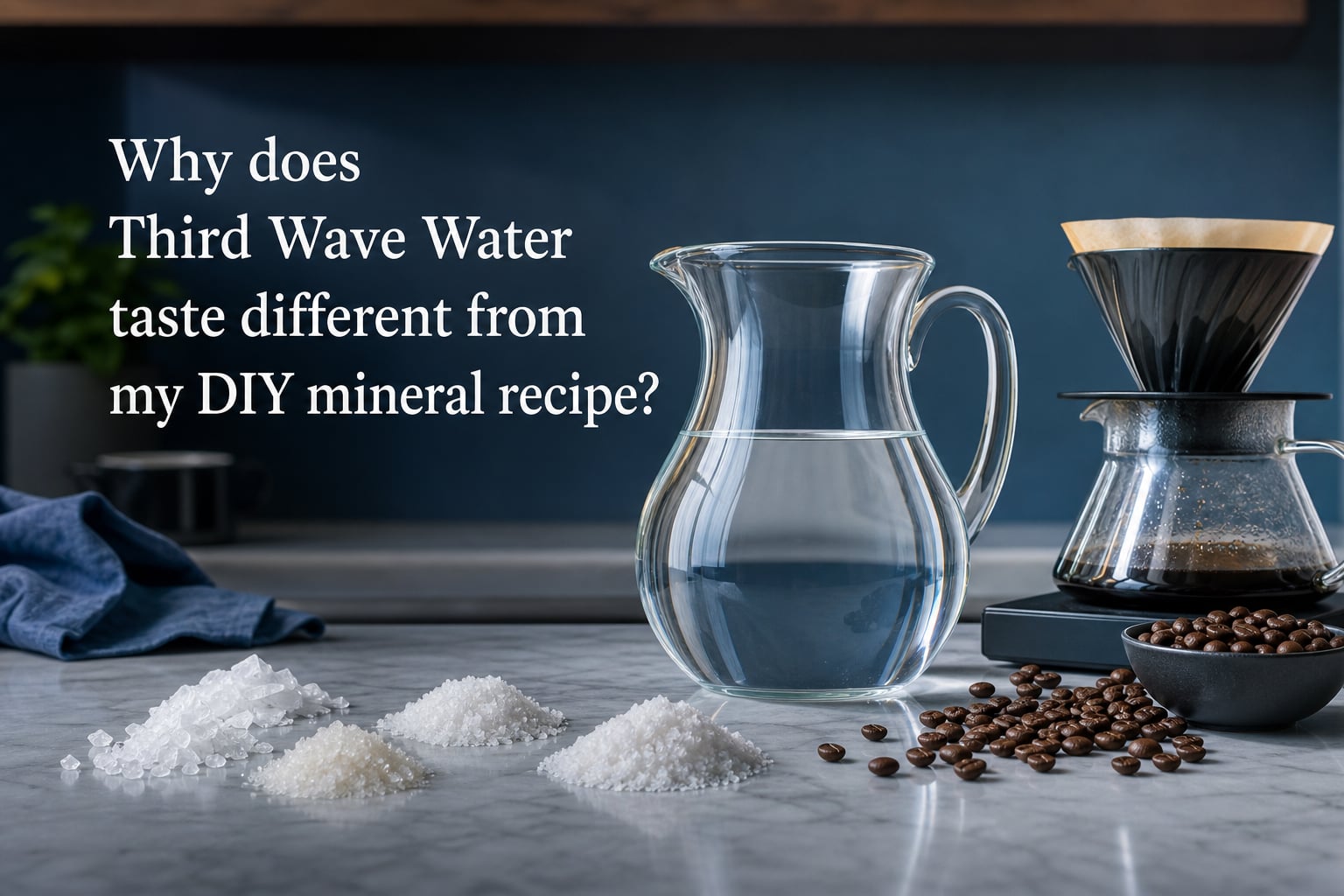 Why does Third Wave Water taste different from my DIY mineral recipe?