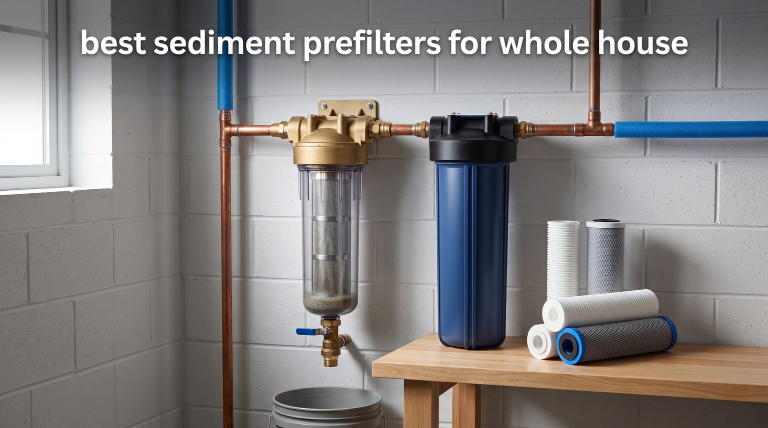 best sediment prefilters for whole house