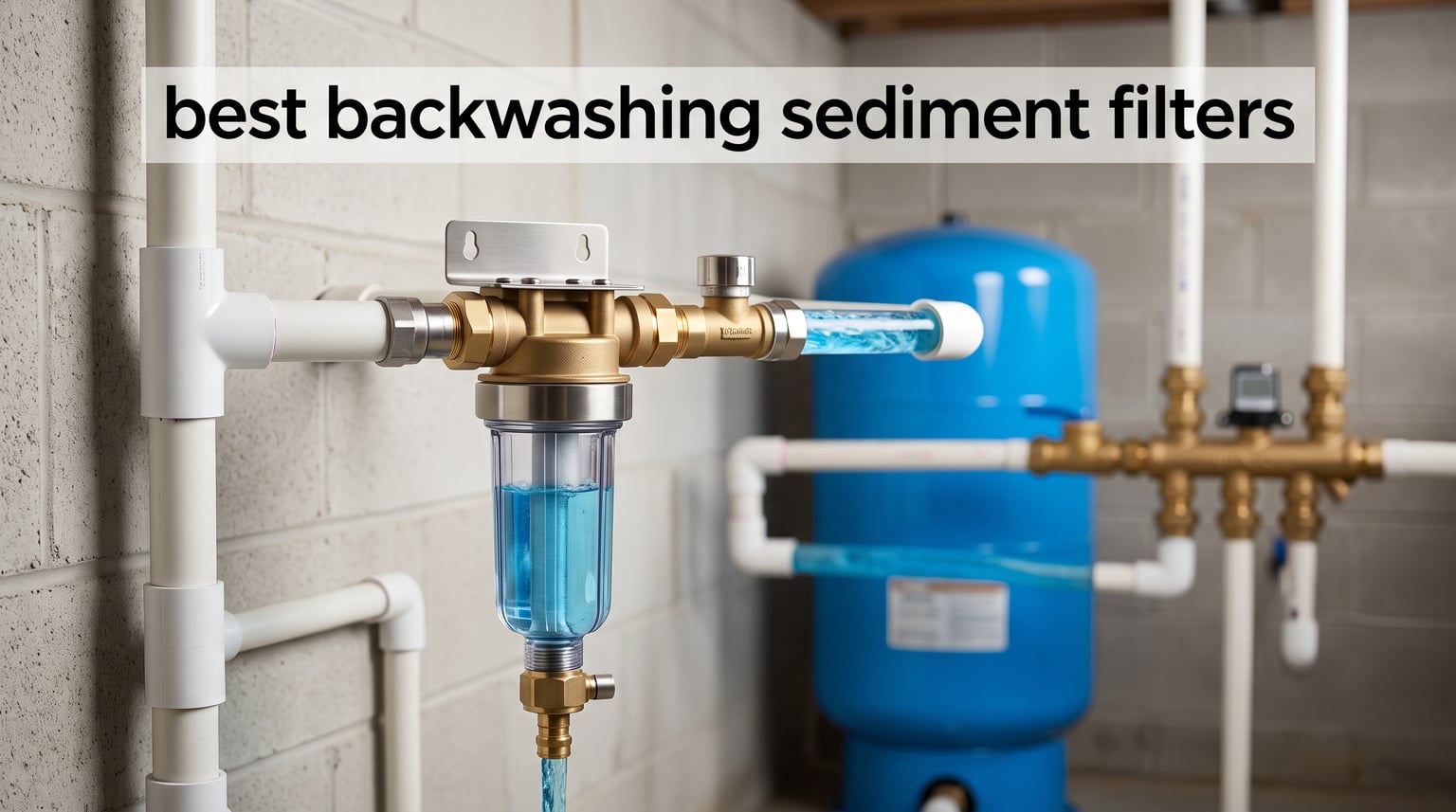 best backwashing sediment filters
