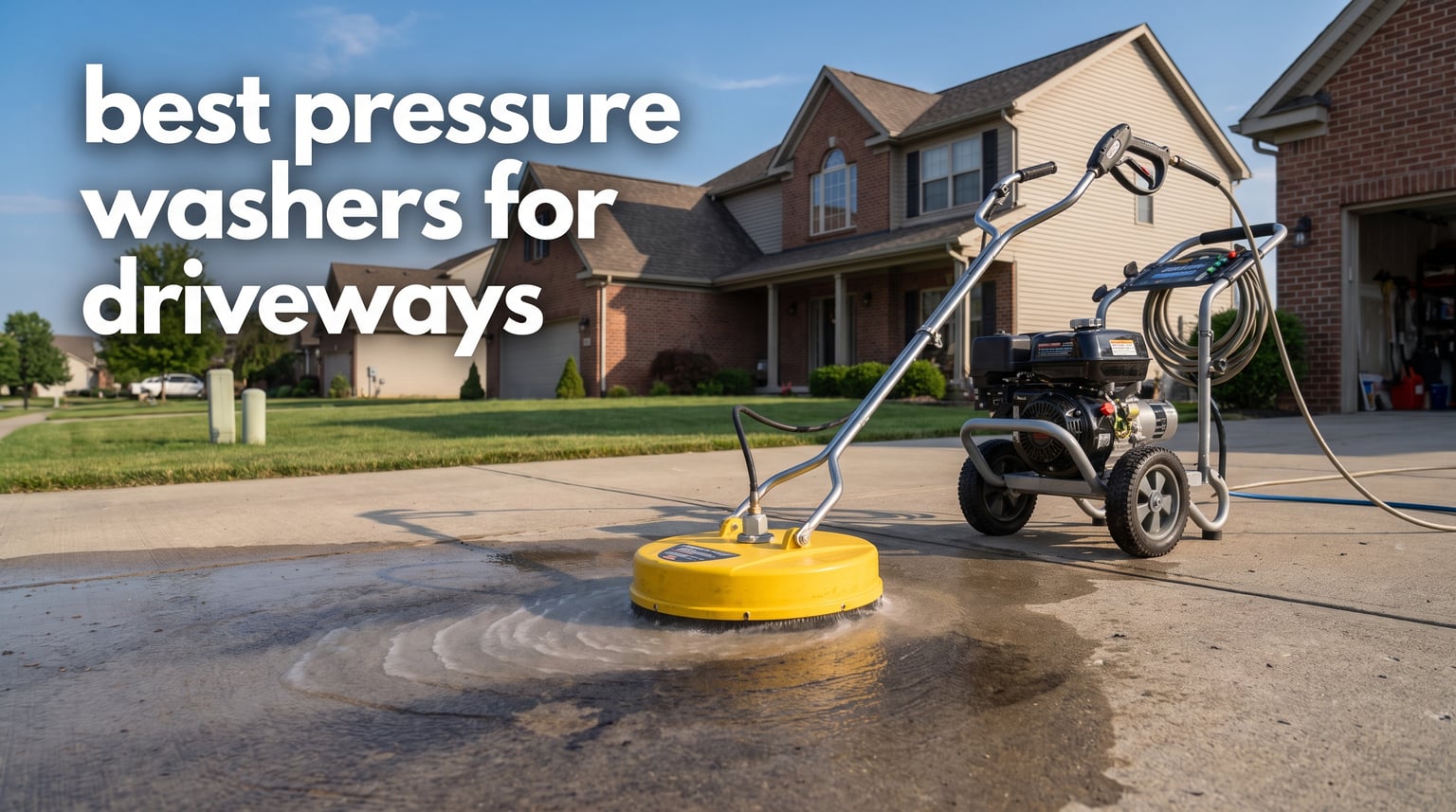 best pressure washers for driveways