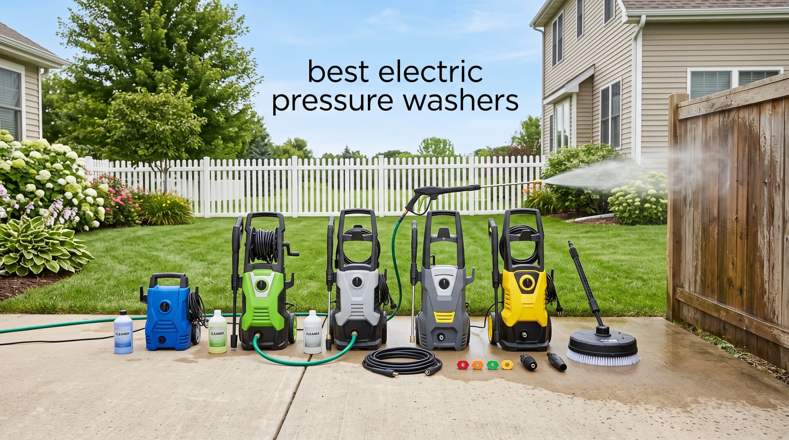 best electric pressure washers