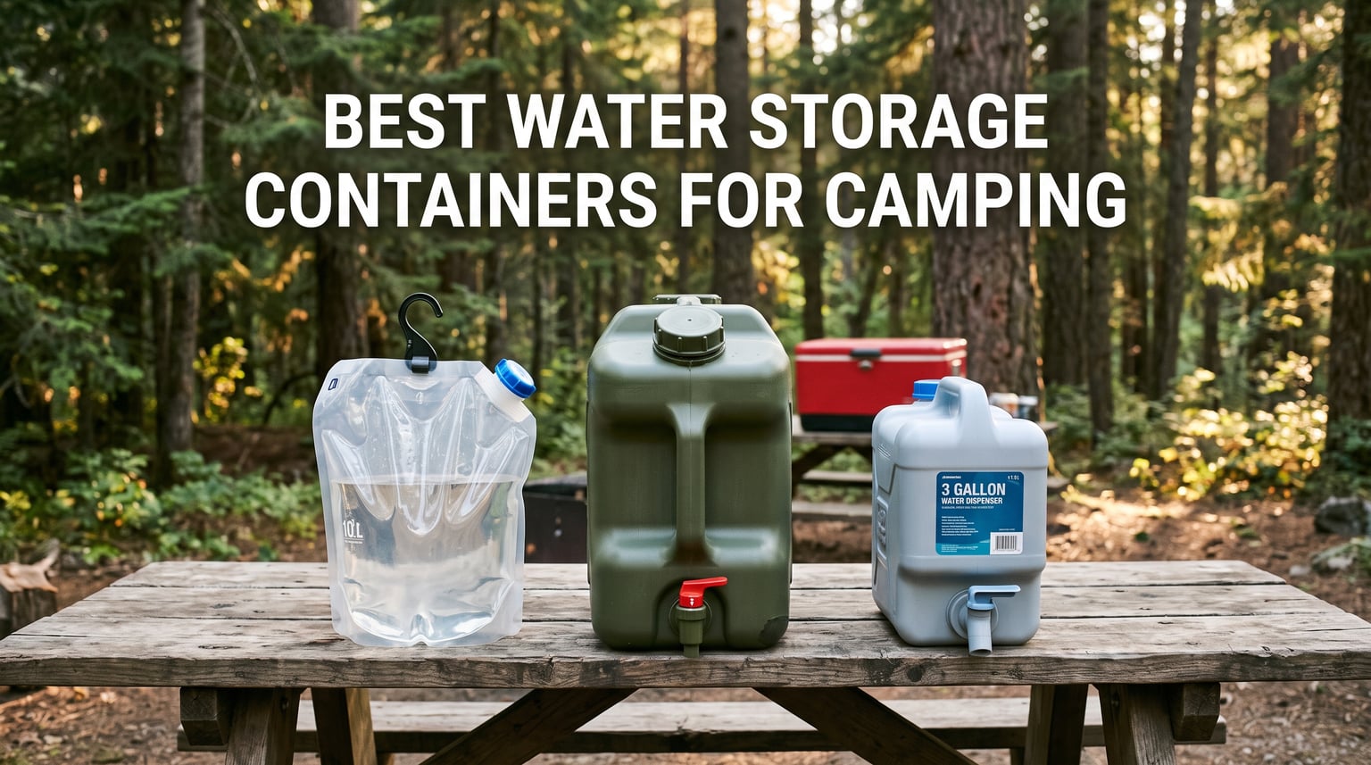 best water storage containers for camping