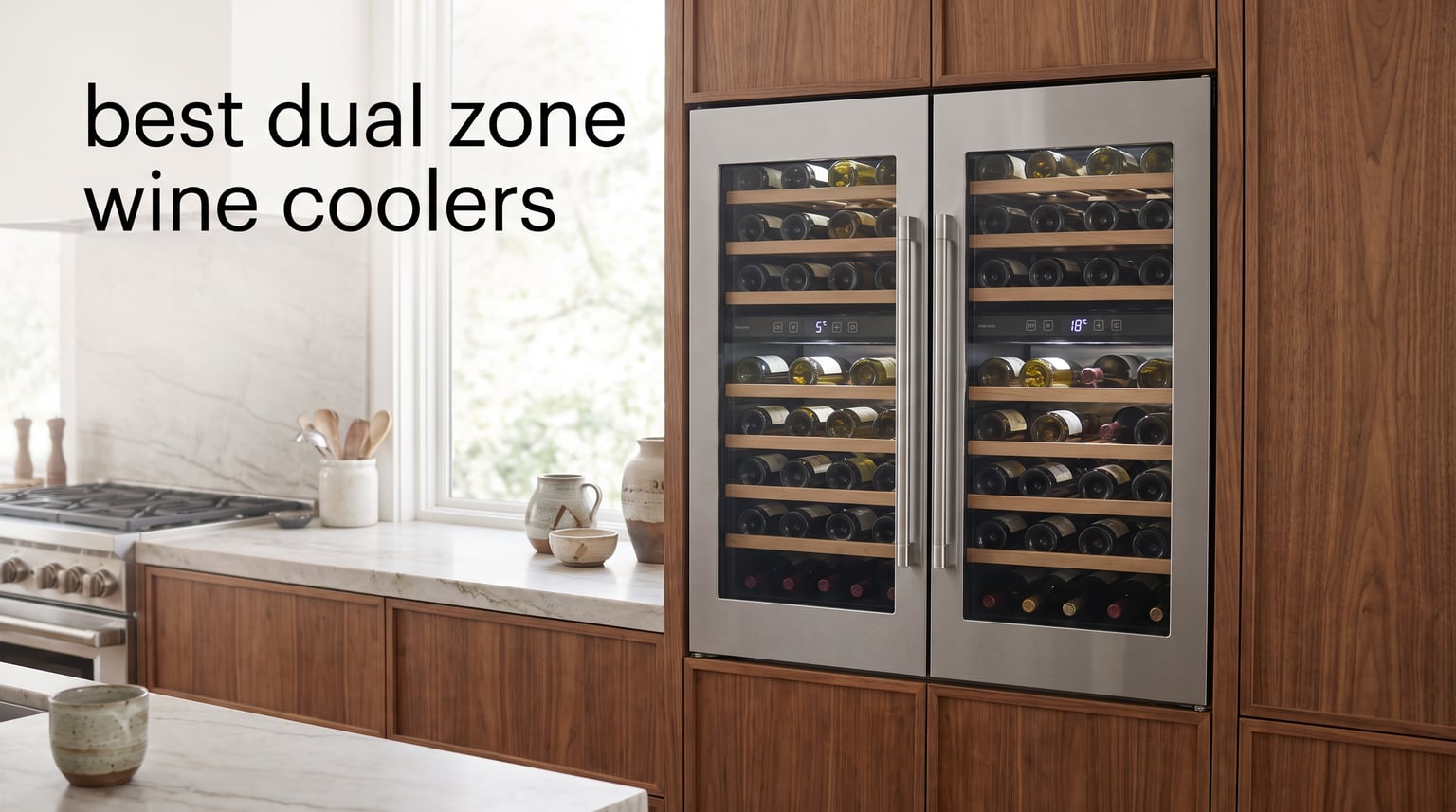 best dual zone wine coolers