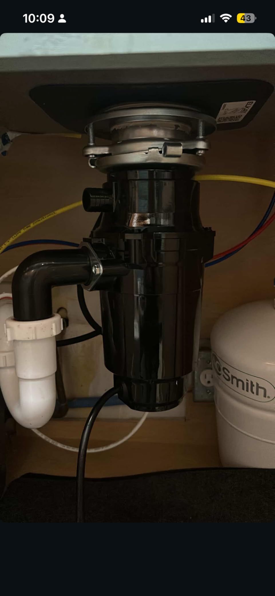 Waste Maid Garbage Disposal, Anti-Jam, Continuous Feed, 1/2 HP Economy | 8-Yr Warranty customer photo 2