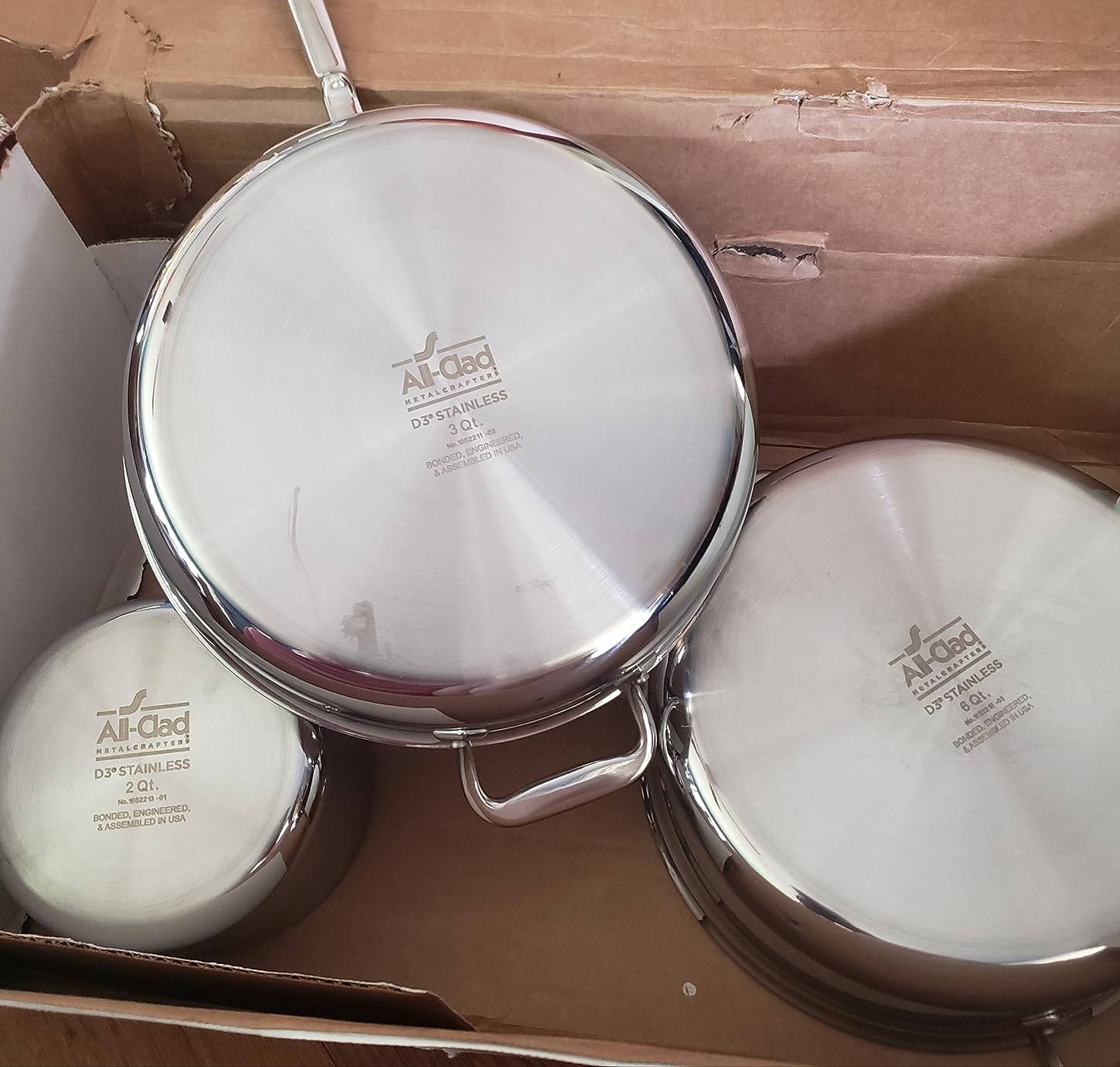 All-Clad Copper Core 5-Ply Stainless Steel Cookware Set 10 Piece Induction Oven Broiler Safe 600F Pots and Pans Silver customer photo 2