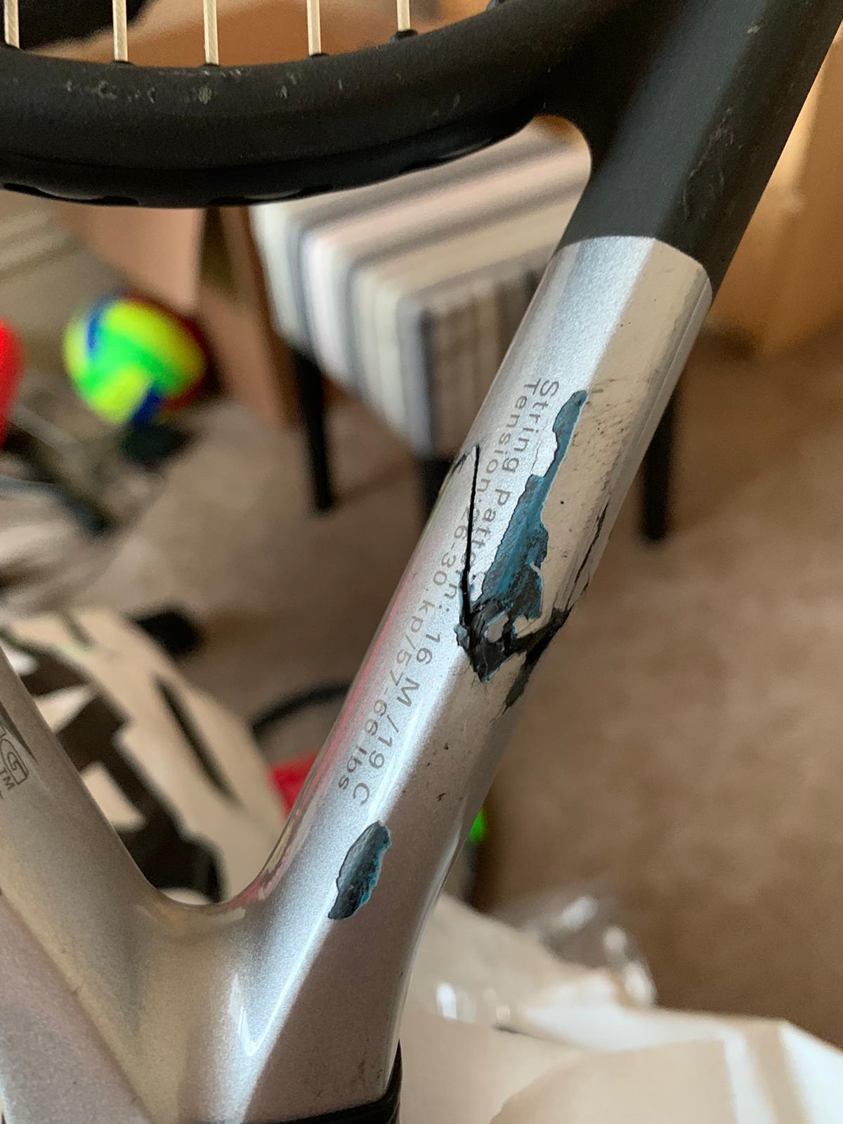 HEAD Ti S6 Tennis Racket | Pre-Strung with Synthetic Gut 16G String customer photo 1