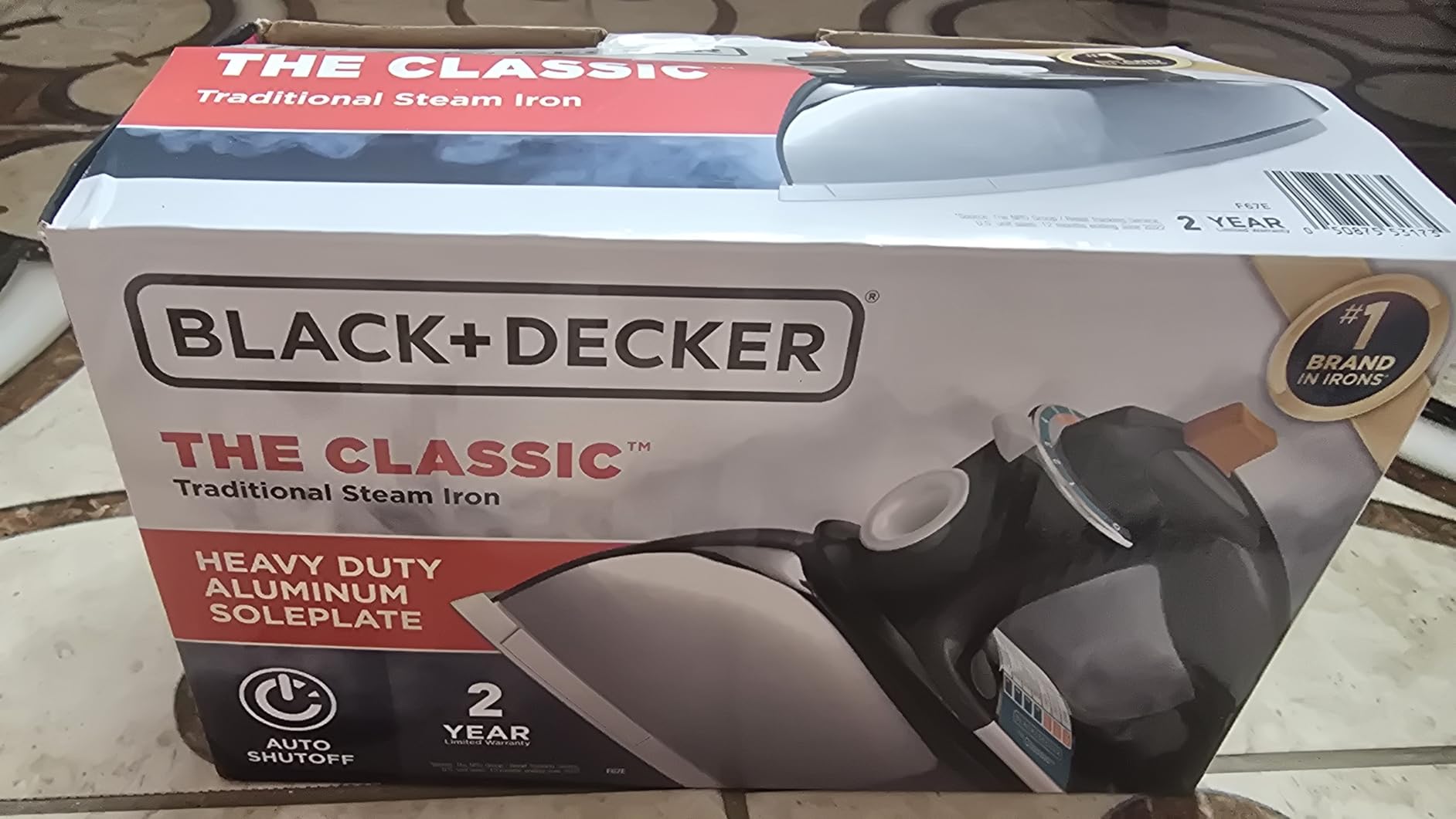 BLACK+DECKER Classic Steam Iron with Aluminum Soleplate customer photo 1