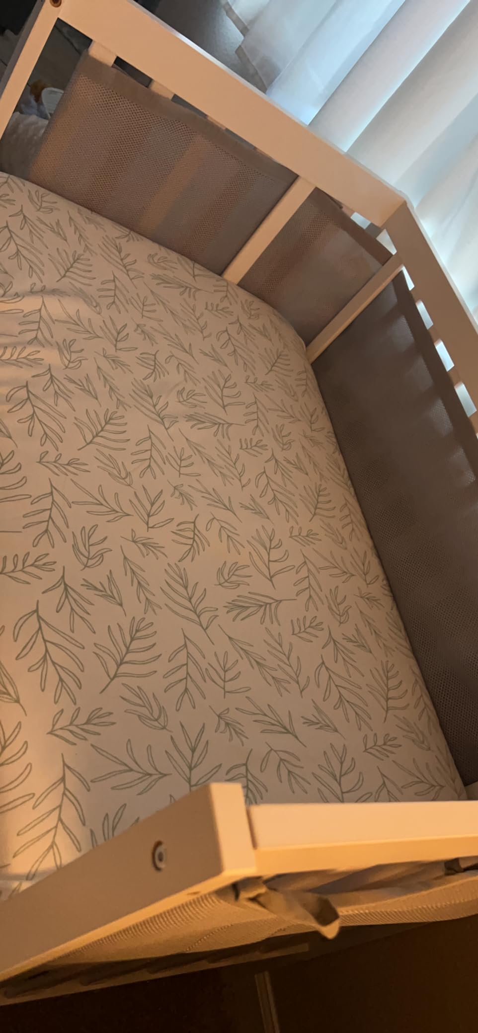 Moonlight Slumber Little Dreamer All in One Dual Sided Crib Mattress - Waterproof, Firm Infant Side & Soft Toddler Side, GREENGUARD Gold Certified customer photo 2