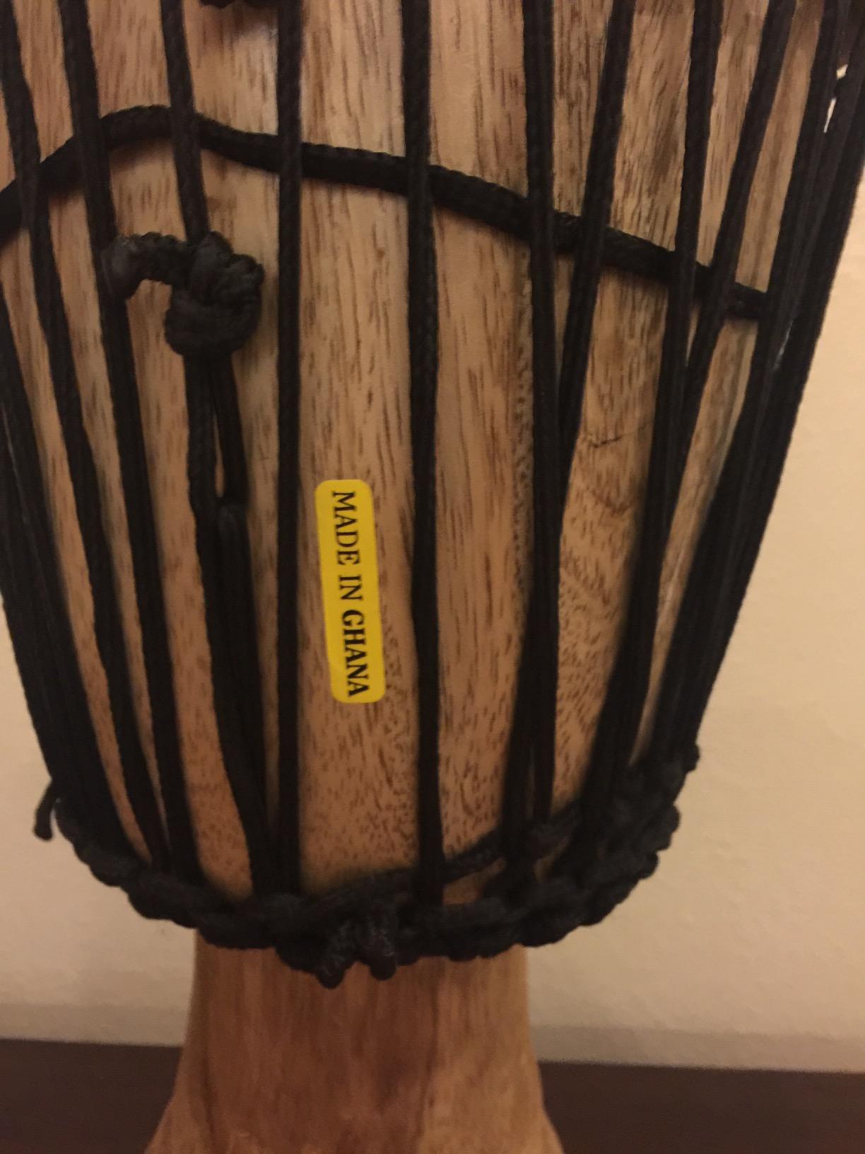 Africa Heartwood Project Hand-Carved Djembe Drum from Ghana - 8