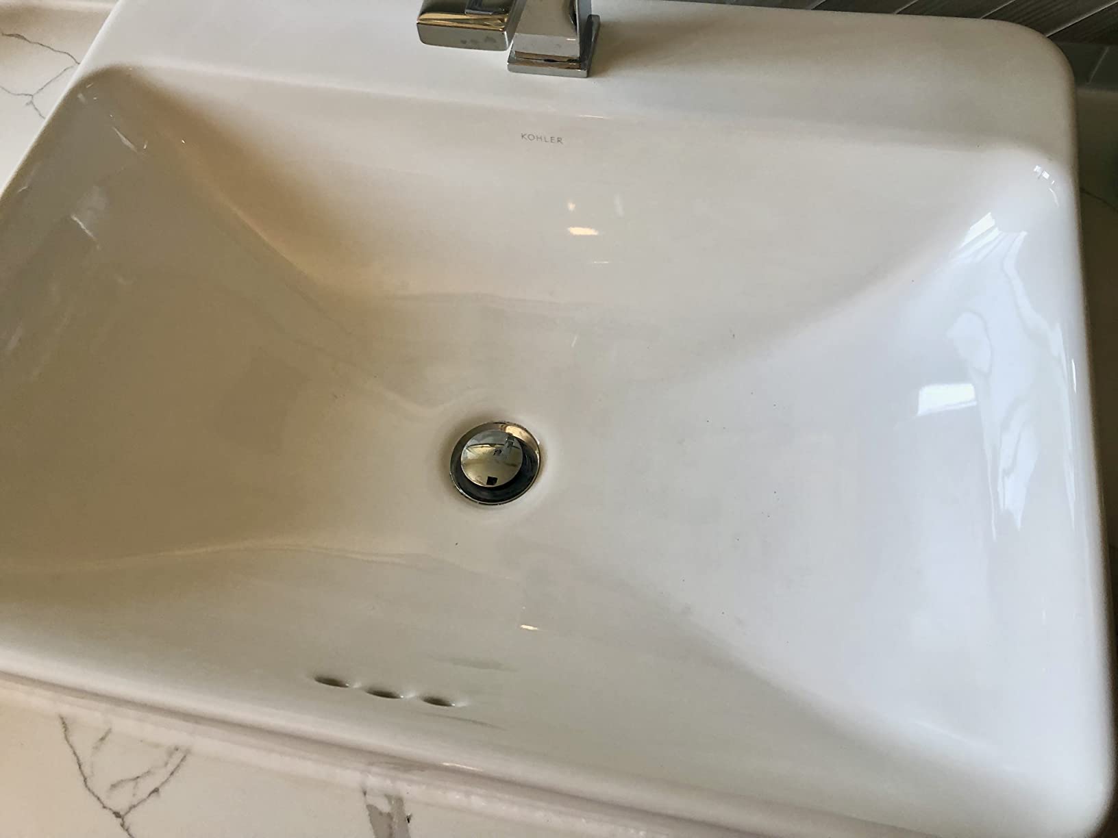 Kohler 2660-1-0 Vox Vessel Bathroom Sink with Single Faucet Hole, One Size, White customer photo 2