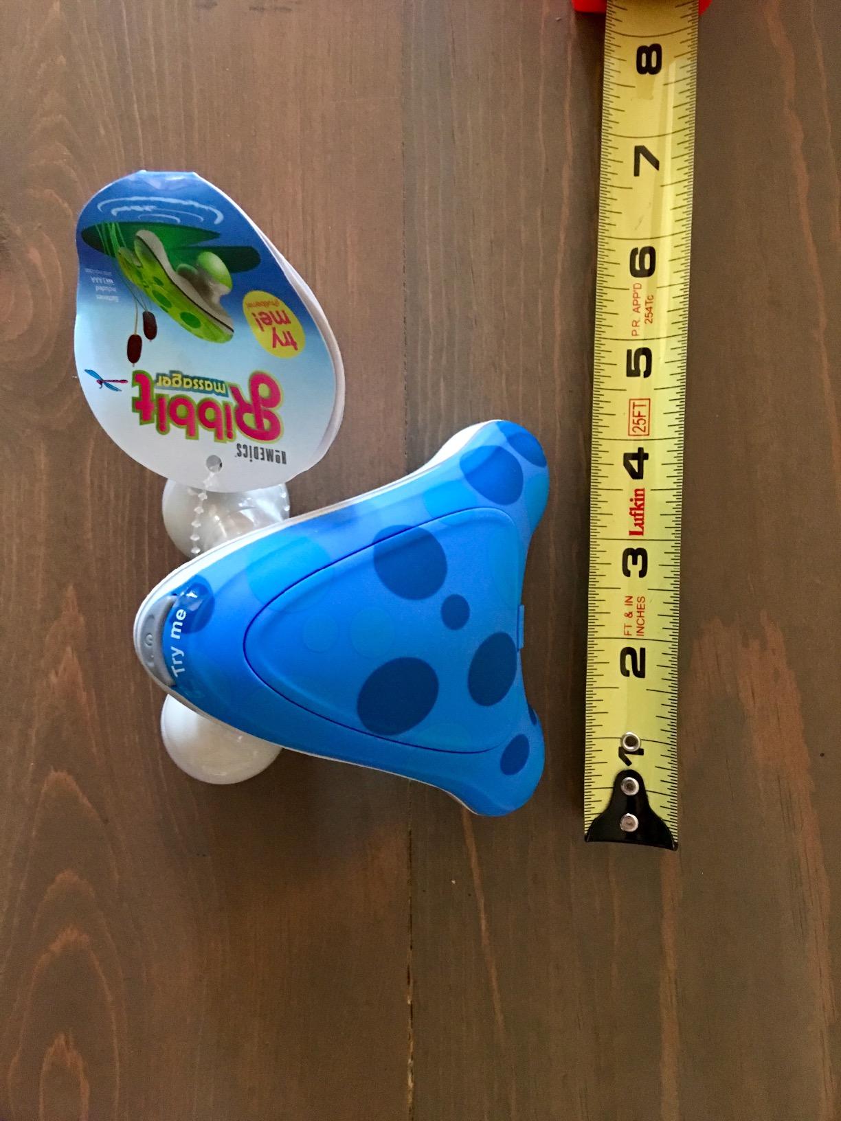 HoMedics Ribbit Mini Handheld Massager, Vibrating Electric Massager with Comfort Grip and LED Light, Batteries Included customer photo 2