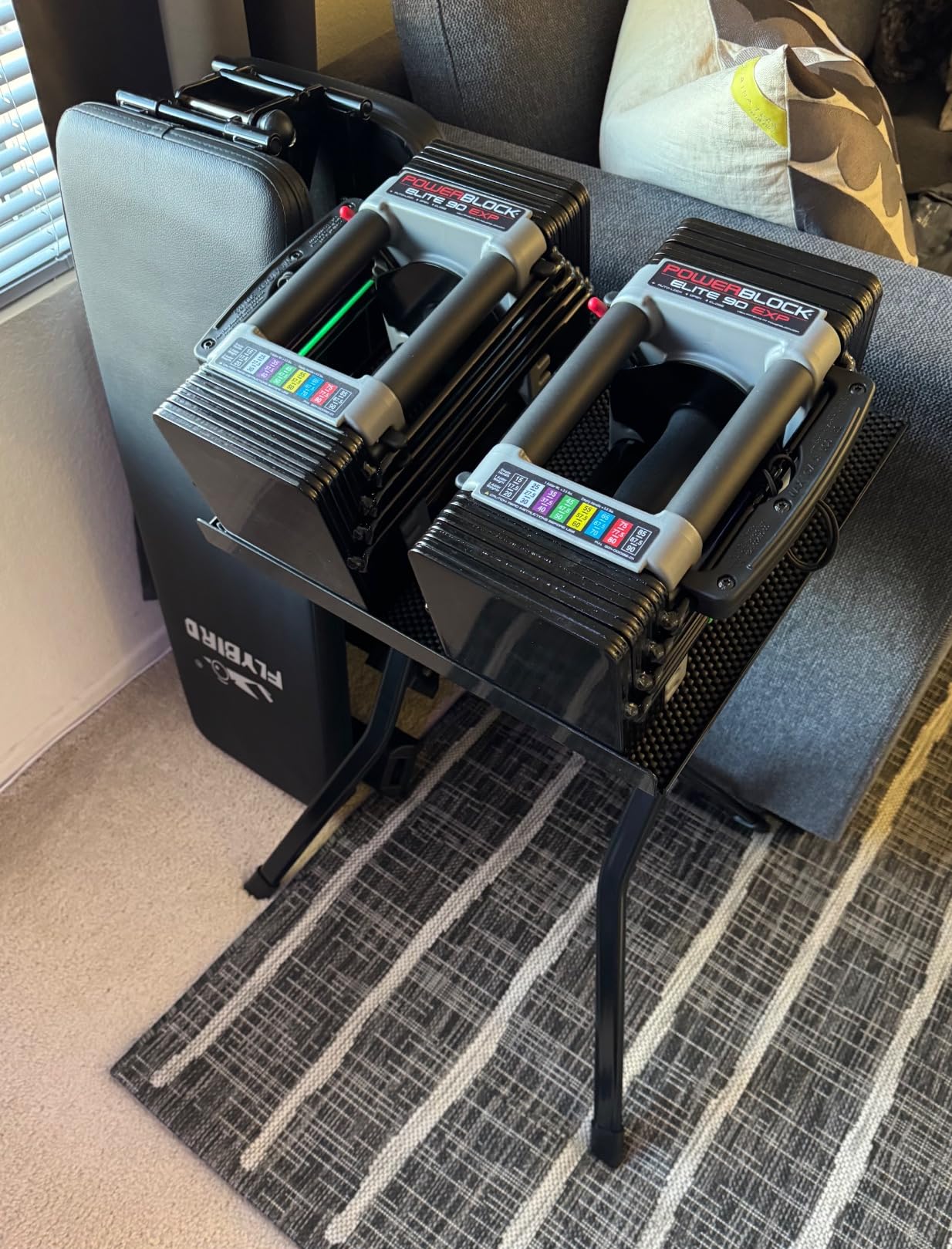 PowerBlock Elite EXP Adjustable Dumbbells, Sold in Pairs, Stage 1, 5-50 lb. customer photo 1