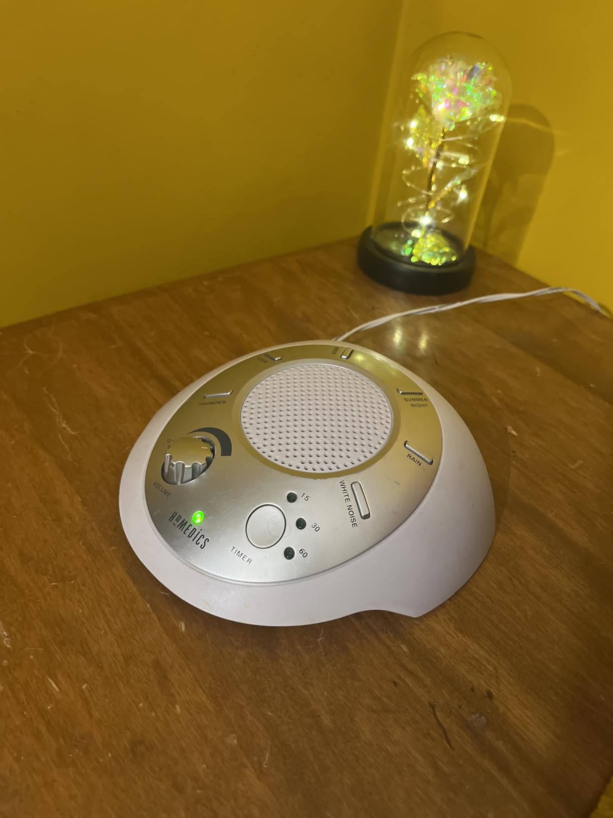 Marpac SoundSleep White Noise Sound Machine, Silver | Small Travel Size with 6 Relaxing Nature Sounds, Portable Therapy for Home, Office, Nursery, Auto-Off Timer customer photo 2
