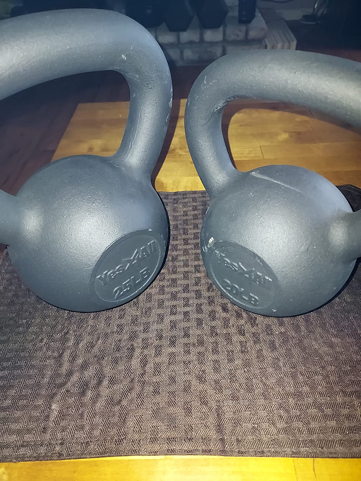 Yes4All Kettlebell Sets, 5 - 10 - 15 - 20 - 25 - 30 LB Cast Iron Strength Training Kettlebells, Wide Handles & Flat Bottom, Multi-Level from Beginners to Pros for Strength Training & Home Gym customer photo 1