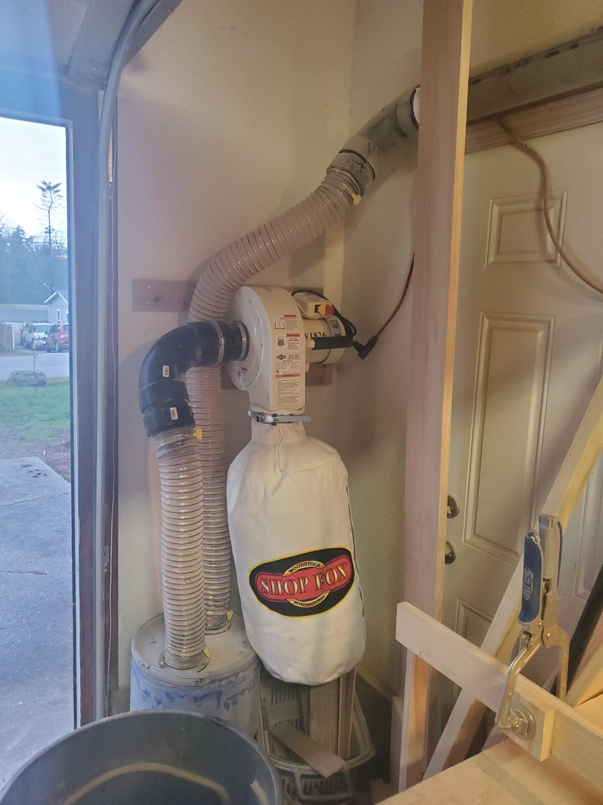 Shop Fox W1826 Wall Dust Collector, 2.5 Micron Filtration customer photo 1