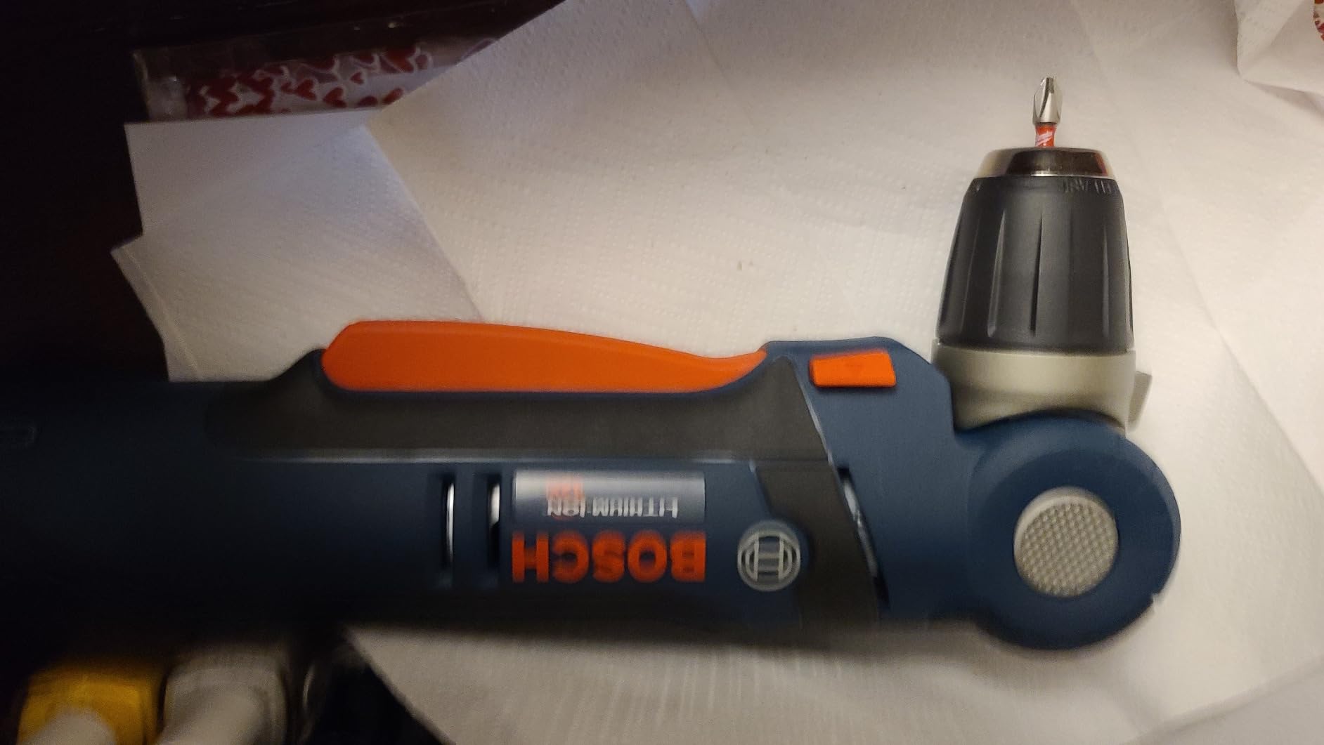 BOSCH PS11-102 12V Max 3/8 In. Right Angle Drill/Driver Kit with 2.0Ah Lithium Ion Battery customer photo 1