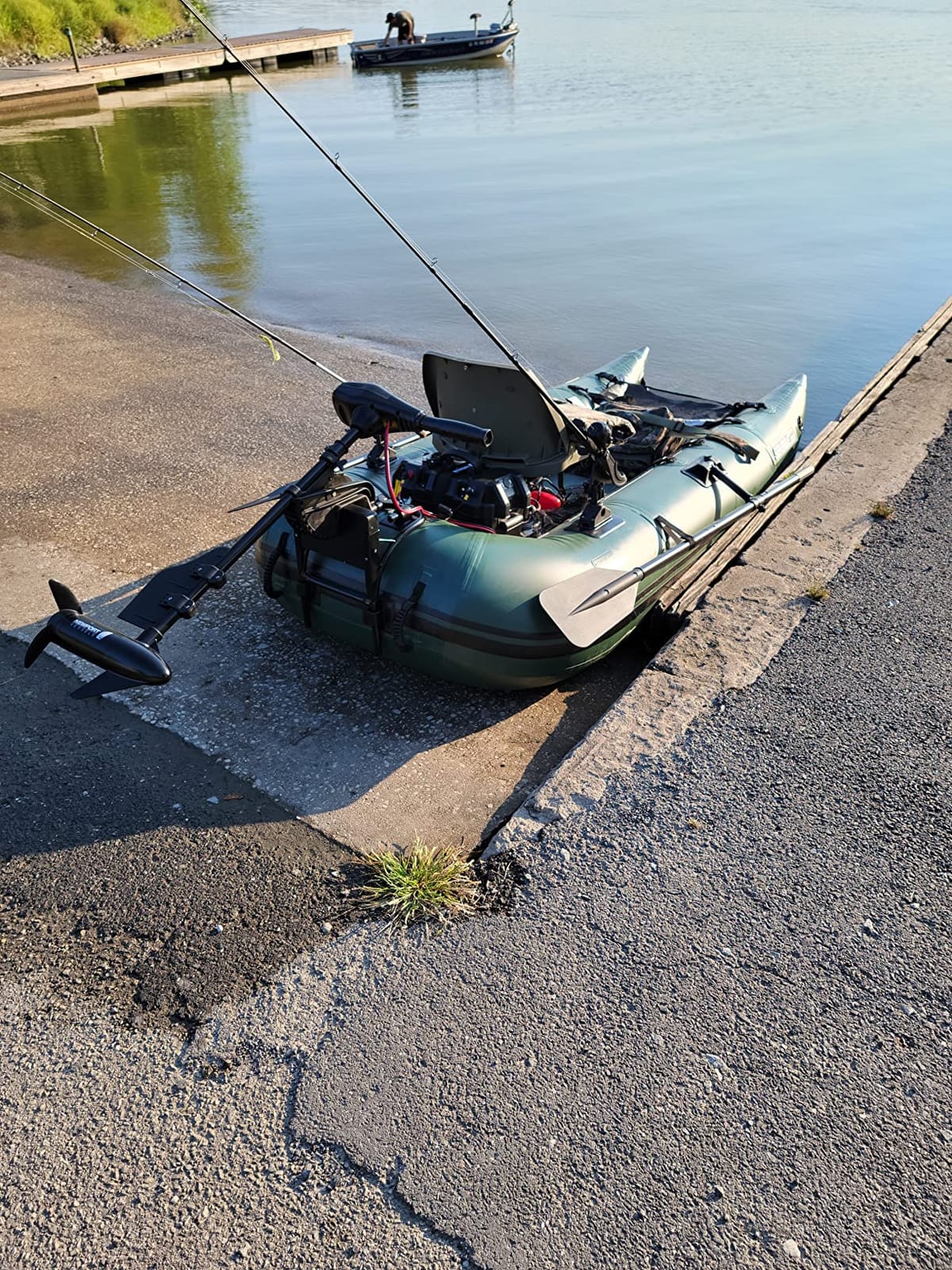 Sea Eagle 285 Frameless Inflatable 9' Pontoon Fishing Boat - 1 Person- Lightweight, Portable-Perfect for Hunting & Fishing-Sets up in 5 Minutes customer photo 1