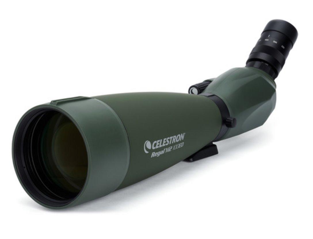 Celestron Regal M2 100ED Spotting Scope with Zoom Eyepiece for Long-Range | Birding & Outdoor Activities, Rotating tripod mount, Phase, Dielectric Coated BaK-4 Prism, Fully Multi-Coated Optics customer photo 2