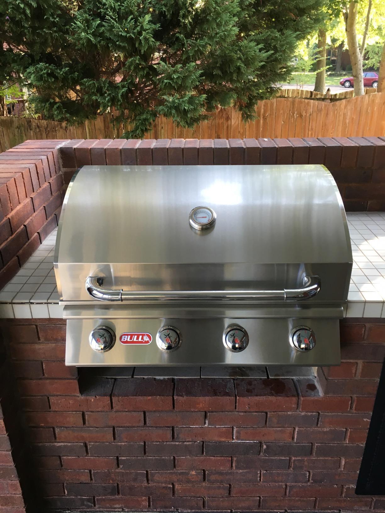 Bull Outdoor Products Outlaw 30-Inch Built-In Grill (BG-26039), Natural Gas customer photo 2