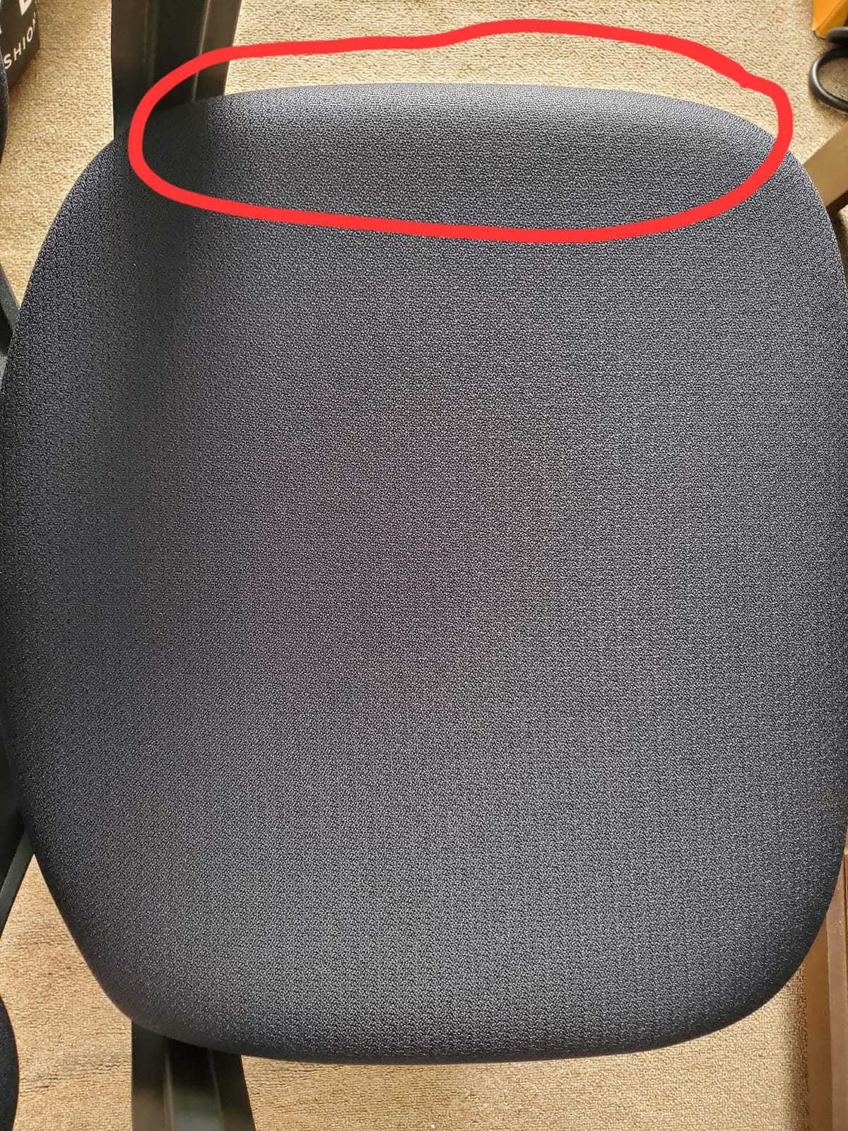 Steelcase Amia Office Chair - Most Comfortable Sit - 4 Points of Adjustability - Ergonomic Desk Chair - Upper Back Support - Adjustable Lumbar Support - Buzz2 Black Fabric customer photo 1