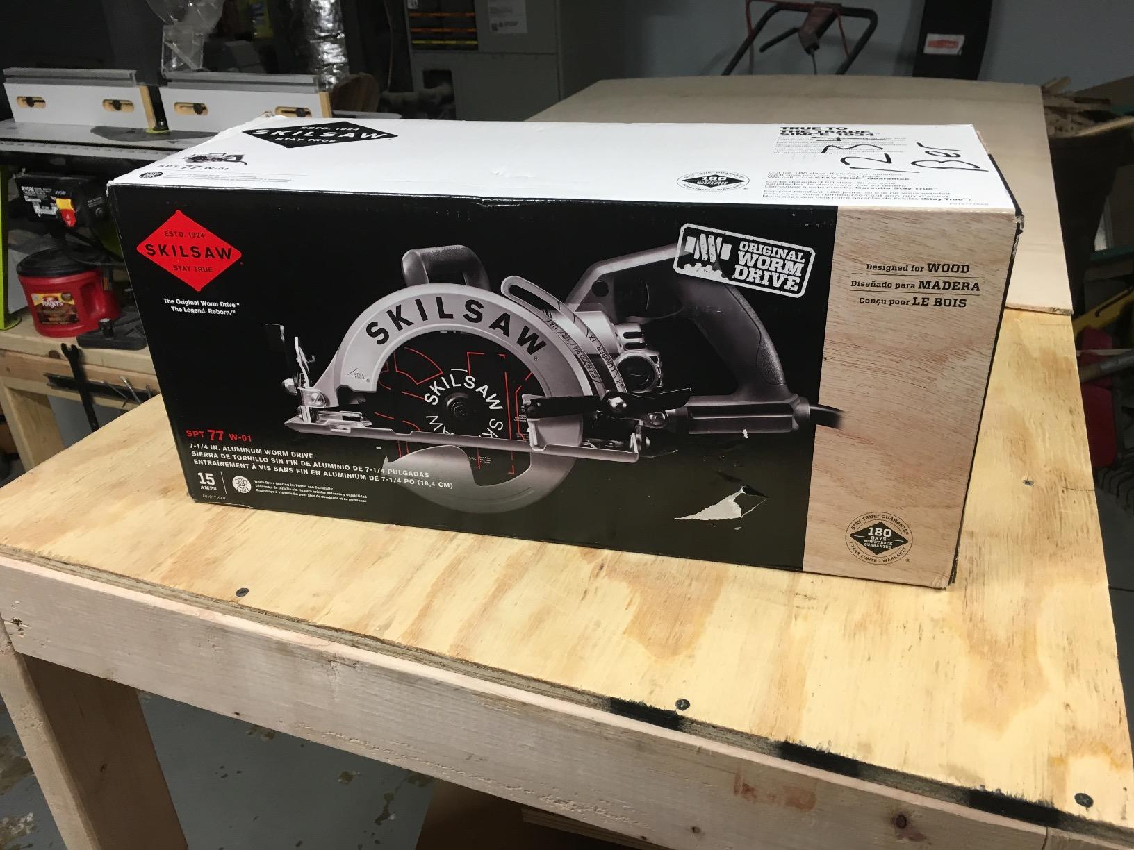 SKILSAW SPT77W-01 15-Amp 7-1/4-Inch Aluminum Worm Drive Circular Saw customer photo 1