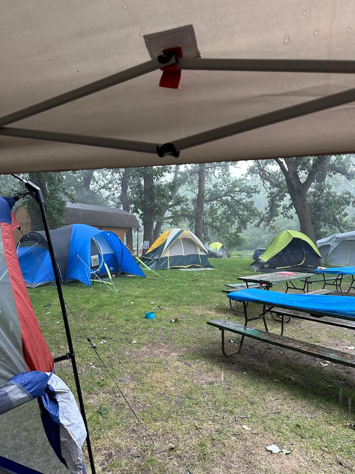 Coleman Montana Camping Tent, 6/8 Person Family Tent with Included Rainfly, Carry Bag, and Spacious Interior, Fits Multiple Queen Airbeds and Sets Up in 15 Minutes customer photo 1