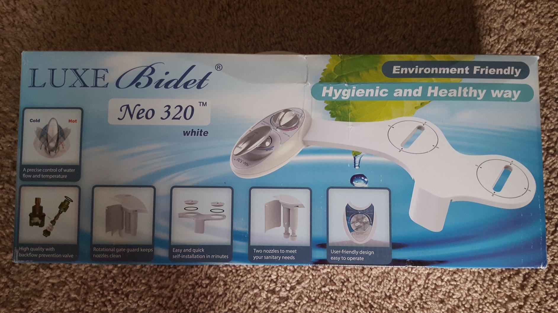 LUXE Bidet NEO 320 - Warm Water Bidet Attachment for Toilet Seat, White | Non-Electric, Warm Water, Dual Nozzle, Self-Cleaning, Adjustable Water Pressure, Rear & Feminine Wash customer photo 1