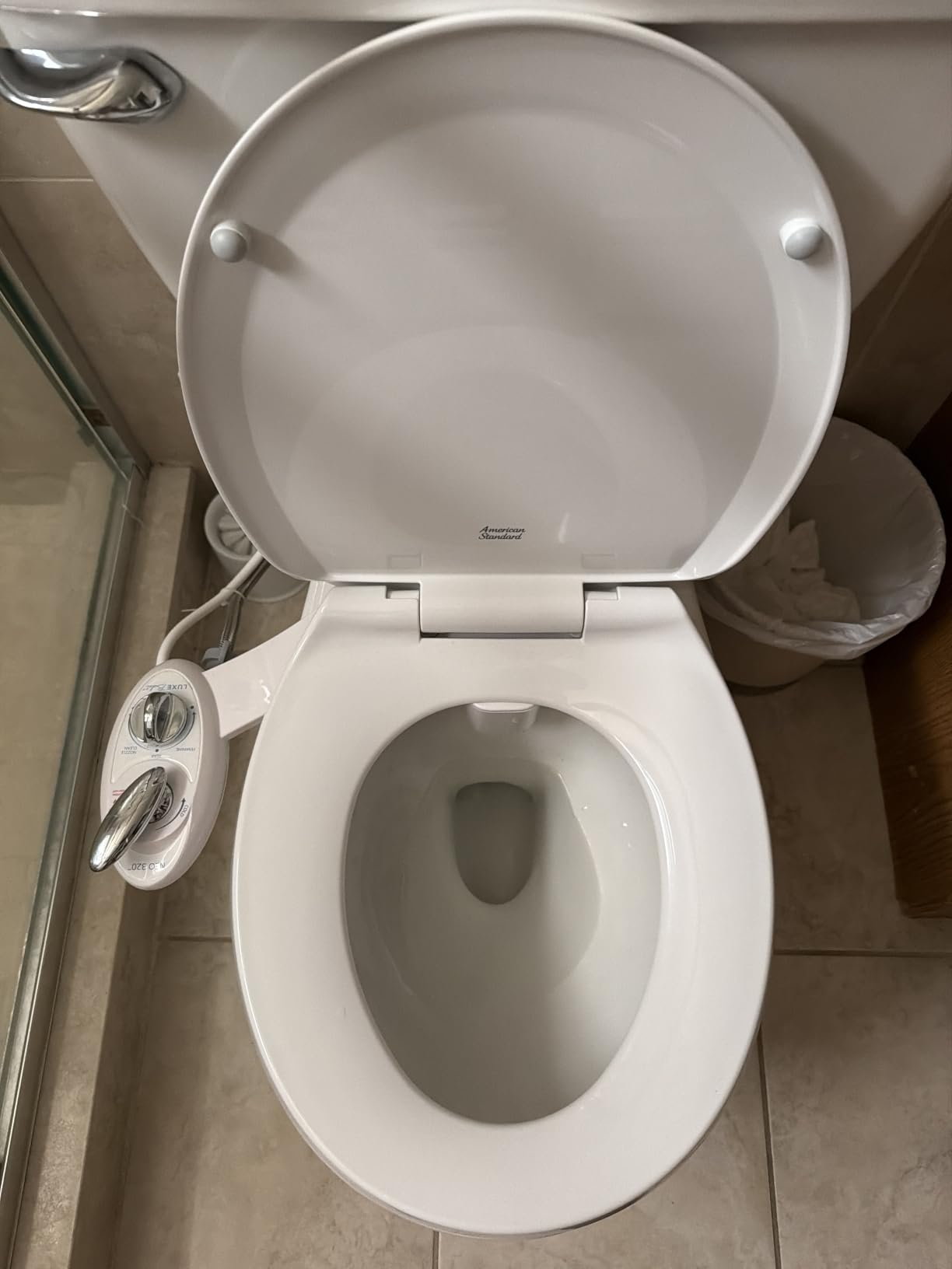 LUXE Bidet NEO 320 - Warm Water Bidet Attachment for Toilet Seat, White | Non-Electric, Warm Water, Dual Nozzle, Self-Cleaning, Adjustable Water Pressure, Rear & Feminine Wash customer photo 2