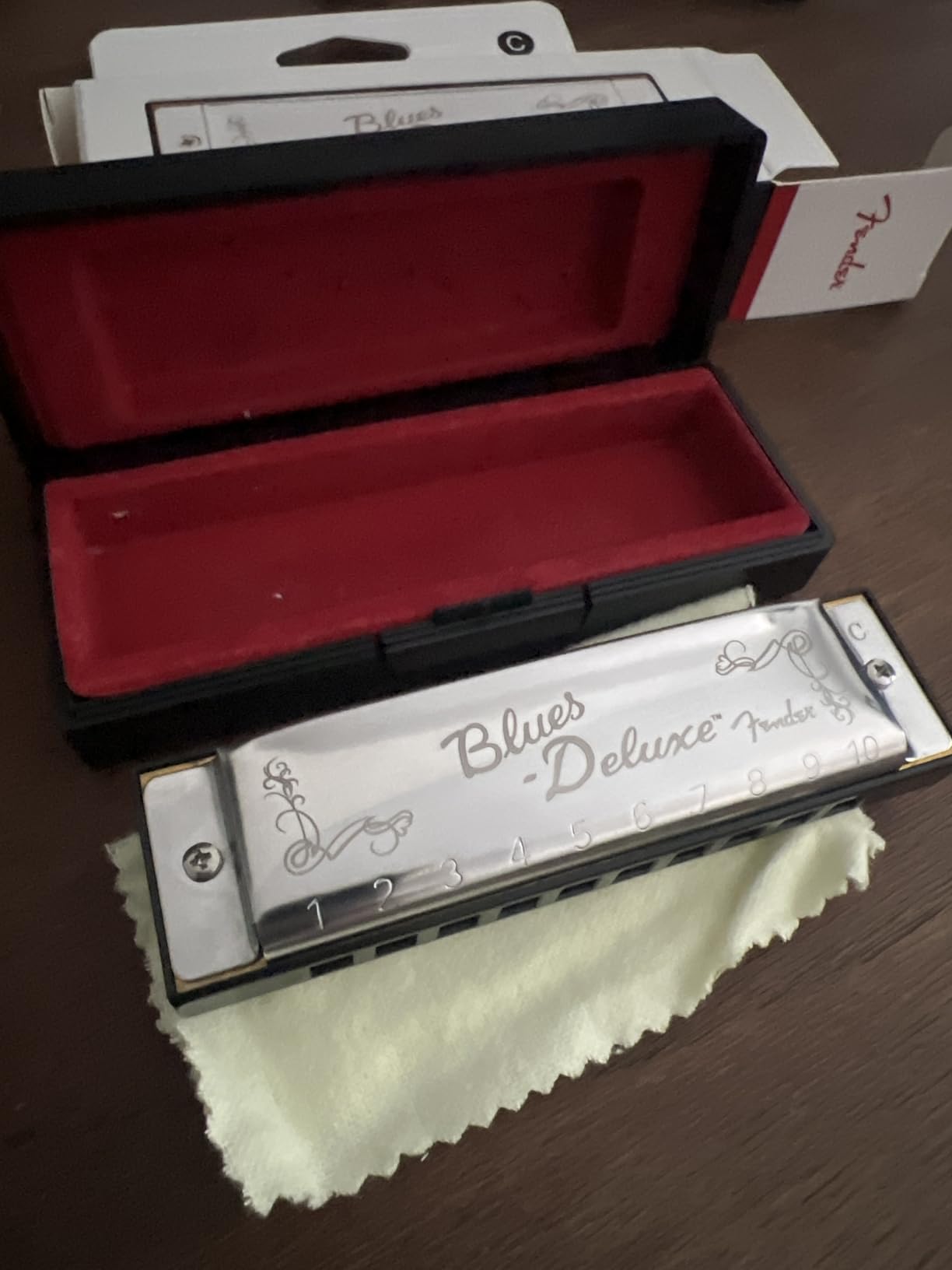 Fender Blues Deluxe Harmonica, Key of C, 10-Hole Diatonic customer photo 1