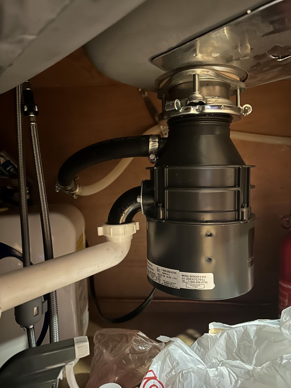 InSinkErator Badger 5 Garbage Disposal with Power Cord, Badger Series 1/2 HP Continuous Feed Food Waste Disposer customer photo 1