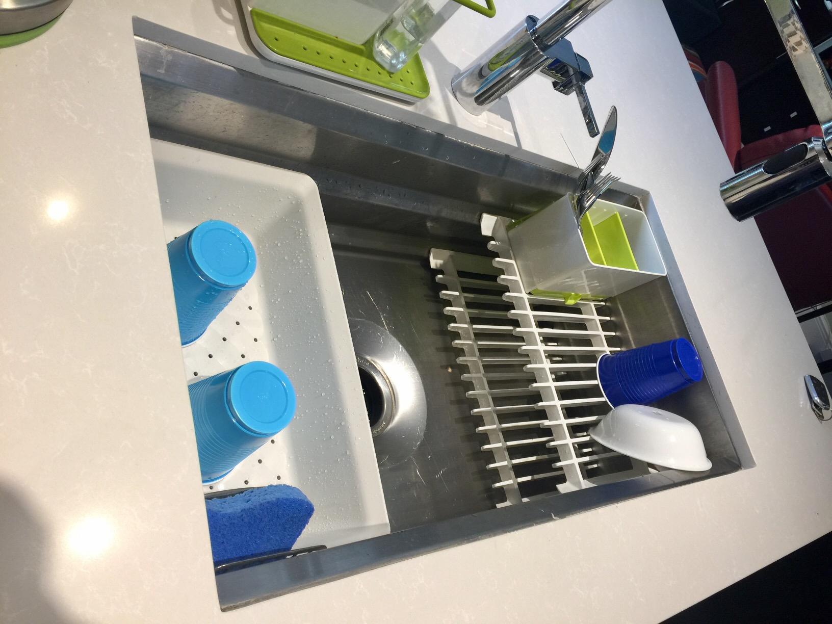 KOHLER Prolific 33 Inch Workstation Stainless Steel Single Bowl - Undermount Kitchen Sink with Included Accessories, K-5540-NA customer photo 1