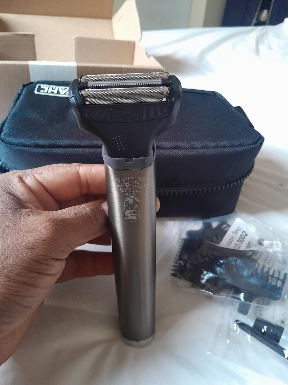 WAHL USA Stainless Steel Lithium Ion 2.0+ Slate Beard Trimmer for Men - Electric Shaver, Nose Ear Trimmer, Rechargeable All in One Men's Grooming Kit - Model 9864 customer photo 1