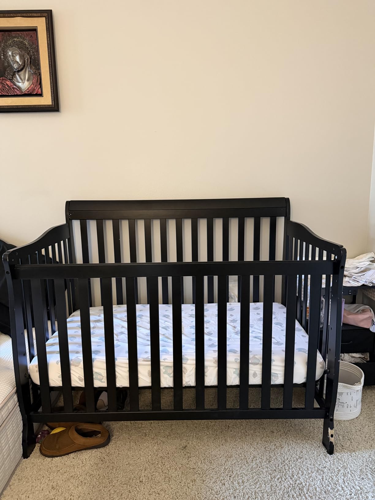 Graco Premium Foam Baby Crib & Toddler Bed Mattress | GREENGUARD Gold Certified, Waterproof, Machine Washable OEKO-TEX Standard 100 Certified Cover, Firm Support, Standard Size customer photo 1