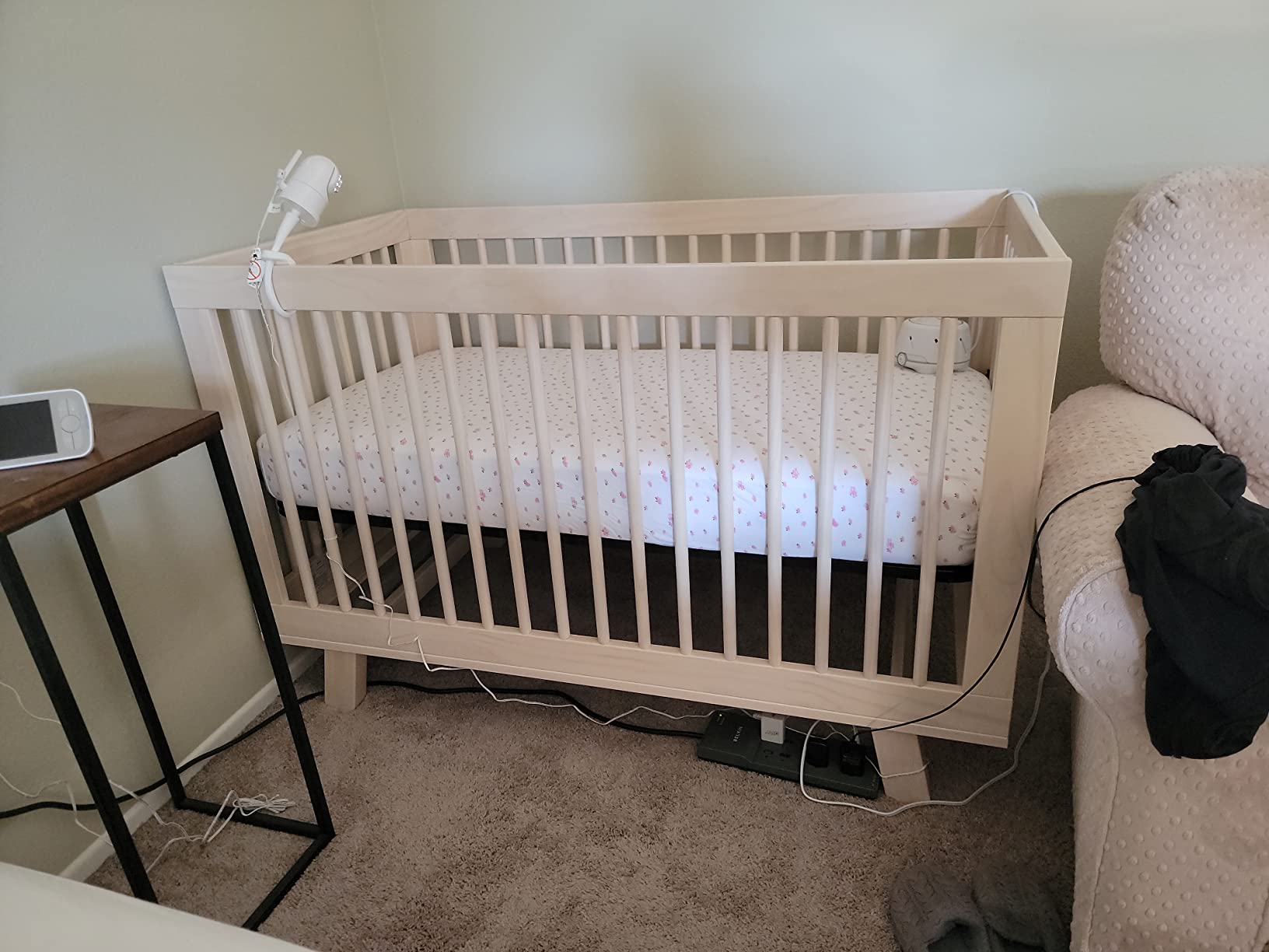 Babyletto Hudson 3-in-1 Convertible Baby Crib, Washed Natural | GREENGUARD Gold Certified Wooden Crib - Converts to Toddler Bed & Daybed customer photo 2