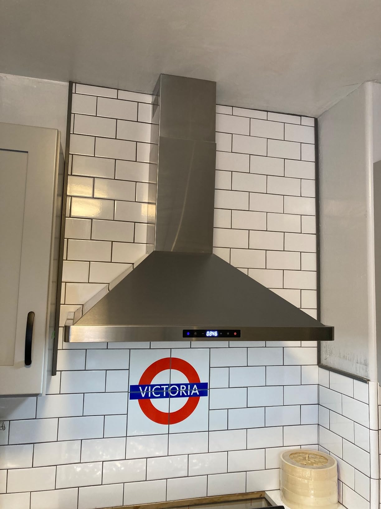 Cosmo 30 in. Vista Collection 380 CFM Ducted Wall Mount Range Hood LED, Stainless Steel (COS-63175S) with Soft Touch Controls, 3 Fan Speeds, Permanent Dishwasher-Safe Baffle Filters customer photo 2