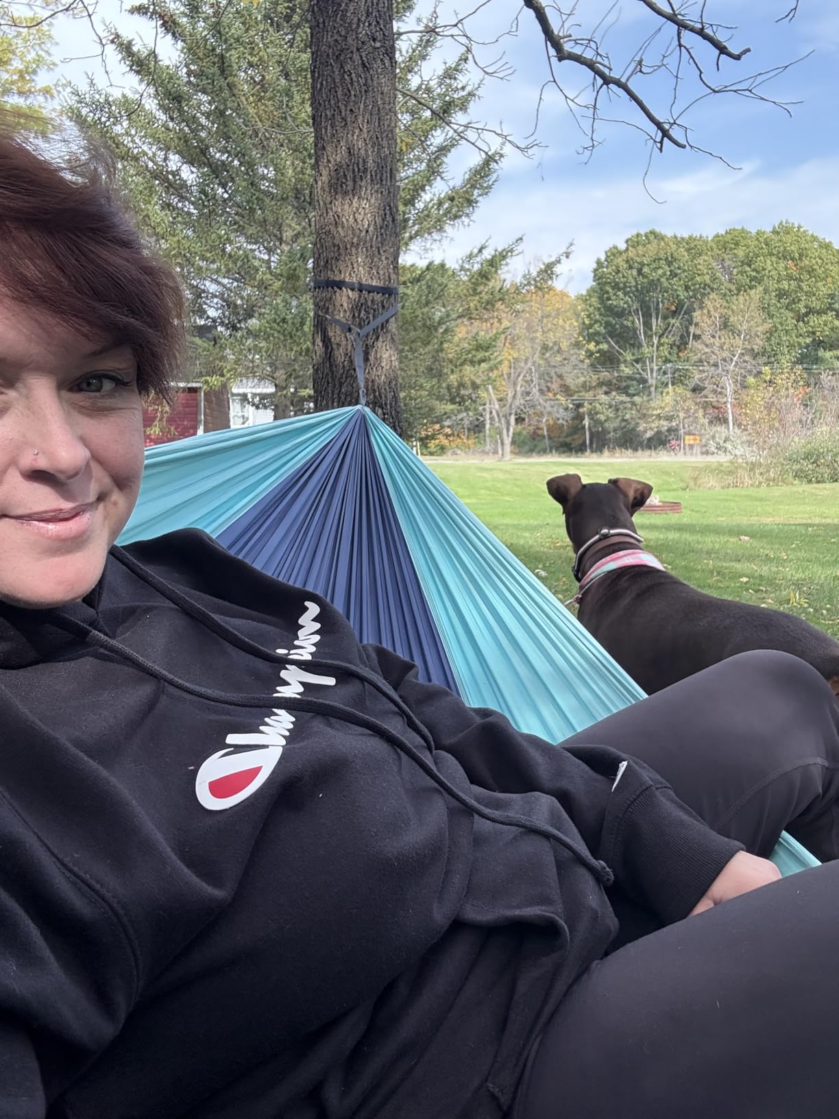 Wise Owl Outfitters Camping Hammock - up to 500lbs Portable Hammock with Tree Straps - Travel, Backpacking, Hiking, Outdoors Camping Gear - Single or Double customer photo 2
