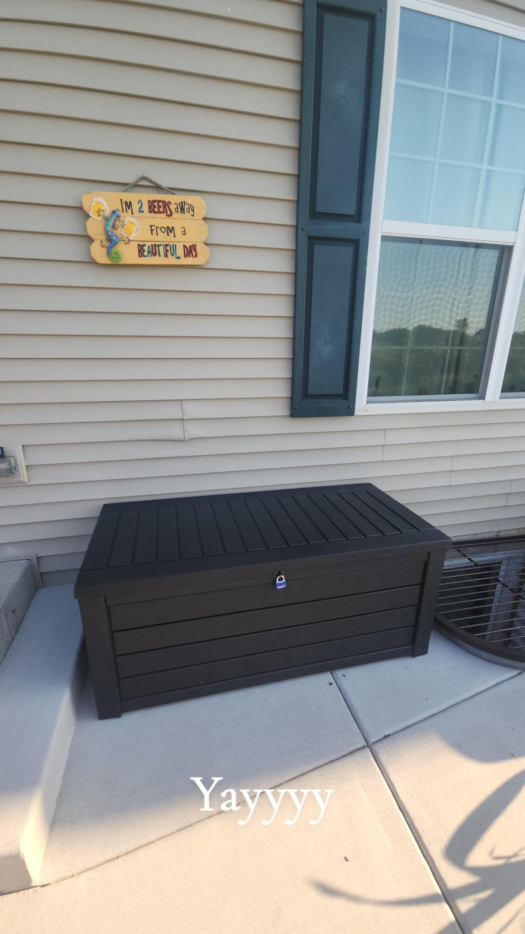 Keter 150 Gallon Resin Large Deck Box customer photo 2