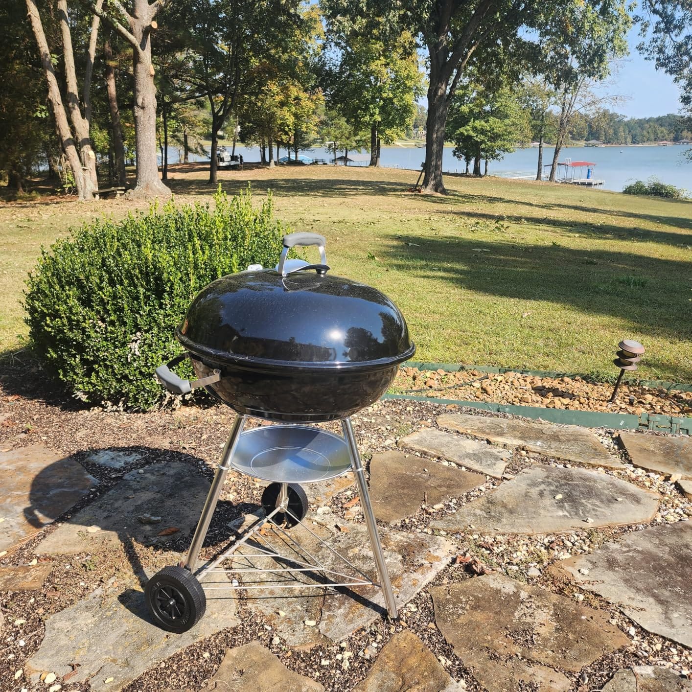 Weber Jumbo Joe Premium Charcoal Grill, 22-Inch, Black - Portable Outdoor BBQ Grill with Durable Plated Steel Grates, Porcelain-Enameled Bowl & Precision Airflow Control customer photo 1