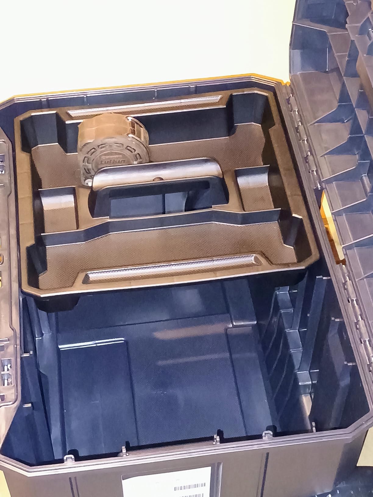 DEWALT Tool Box with Wheels Modular, Large Rolling Tool Box With Telescopic Handle, Portable Carrier Deep Stackable TSTAK Storage (DWST17820) customer photo 2