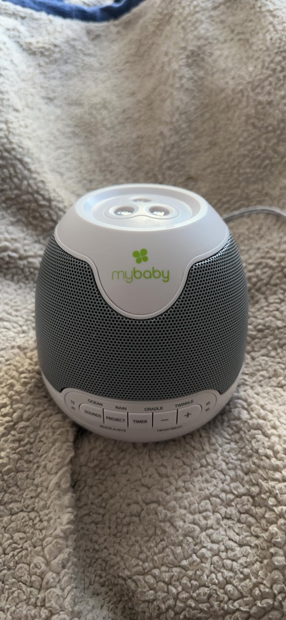 MyBaby Lullaby Sound Machine & Projector Baby Sleep Machine | Auto-Off Timer, Baby Sleep Machine Plays 6 Sounds, Projects Soothing Images, Adjustable Volume, Baby Registry Gift, Lullabies customer photo 1