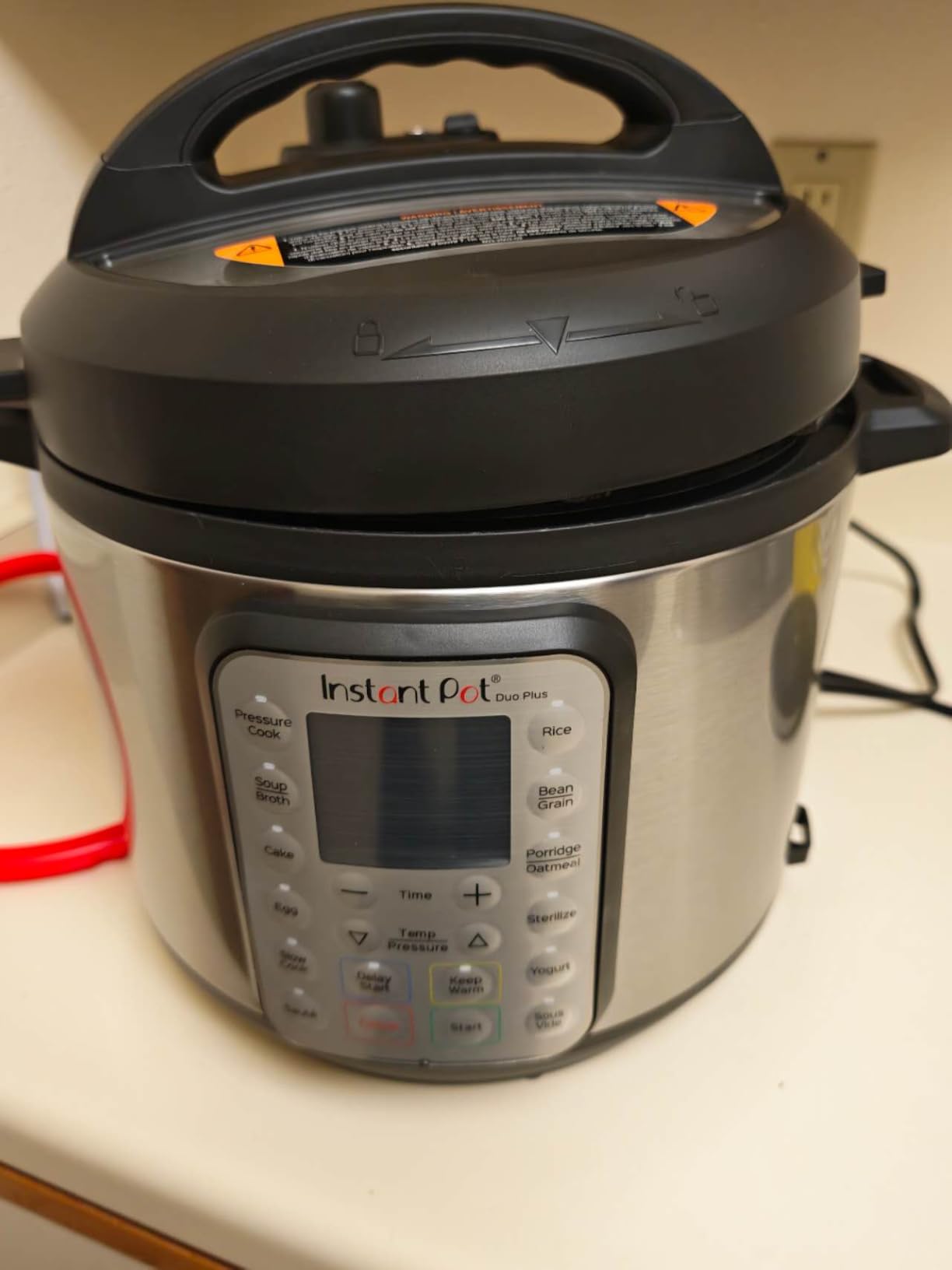 Instant Pot Duo Plus 6-Qt 9-in-1 Electric Pressure Cooker, Stainless Steel | multicooker, 6 quart, slow cook, rice, steam, sauté, yogurt, sterilizer, keep warm, app with guided recipes, family meals customer photo 1