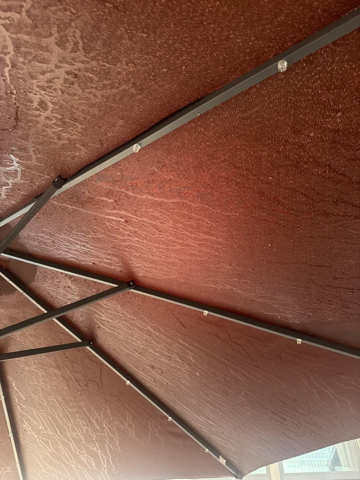 Best Choice Products 10ft Solar Polyester LED Lighted Patio Umbrella w/Tilt Adjustment and UV-Resistant Fabric - Tan customer photo 2