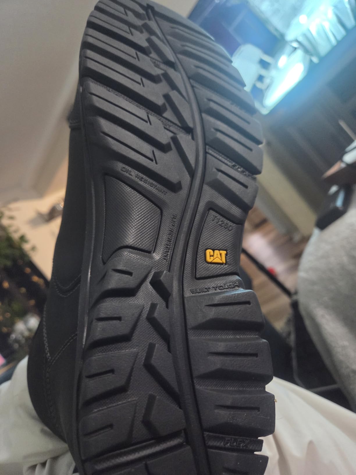 CAT Men’s Threshold Waterproof Steel Toe Work Boot customer photo 2