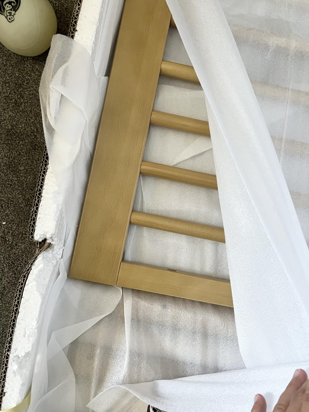 Babyletto Gelato 4-in-1 Convertible Mini Crib in White and Washed Natural, Greenguard Gold Certified customer photo 1