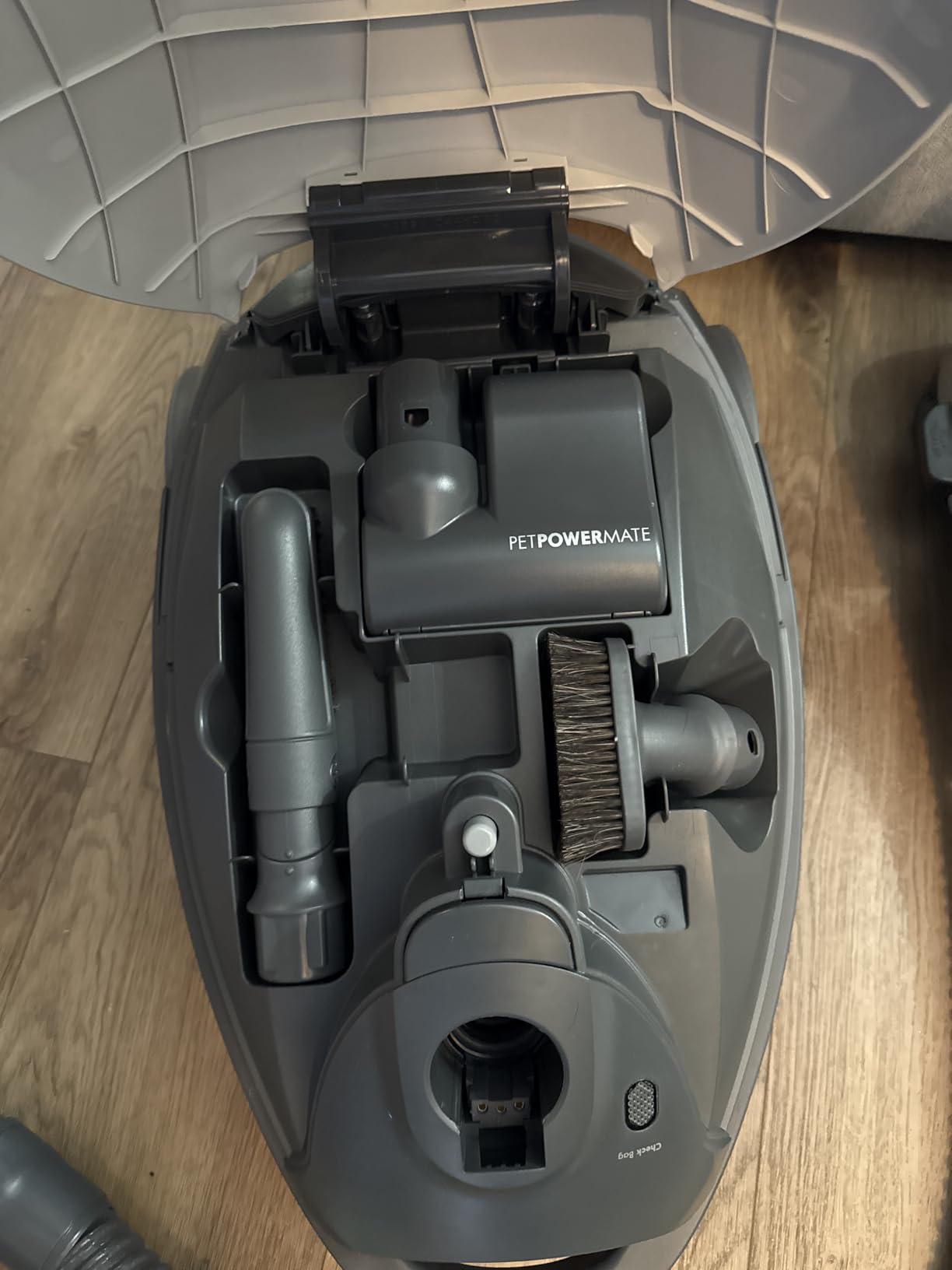 Kenmore 81414 400 Series Pet Friendly Lightweight Bagged Canister Vacuum with Extended Telescoping Wand, HEPA, Retractable Cord, and 4 Cleaning Tools-Red customer photo 1