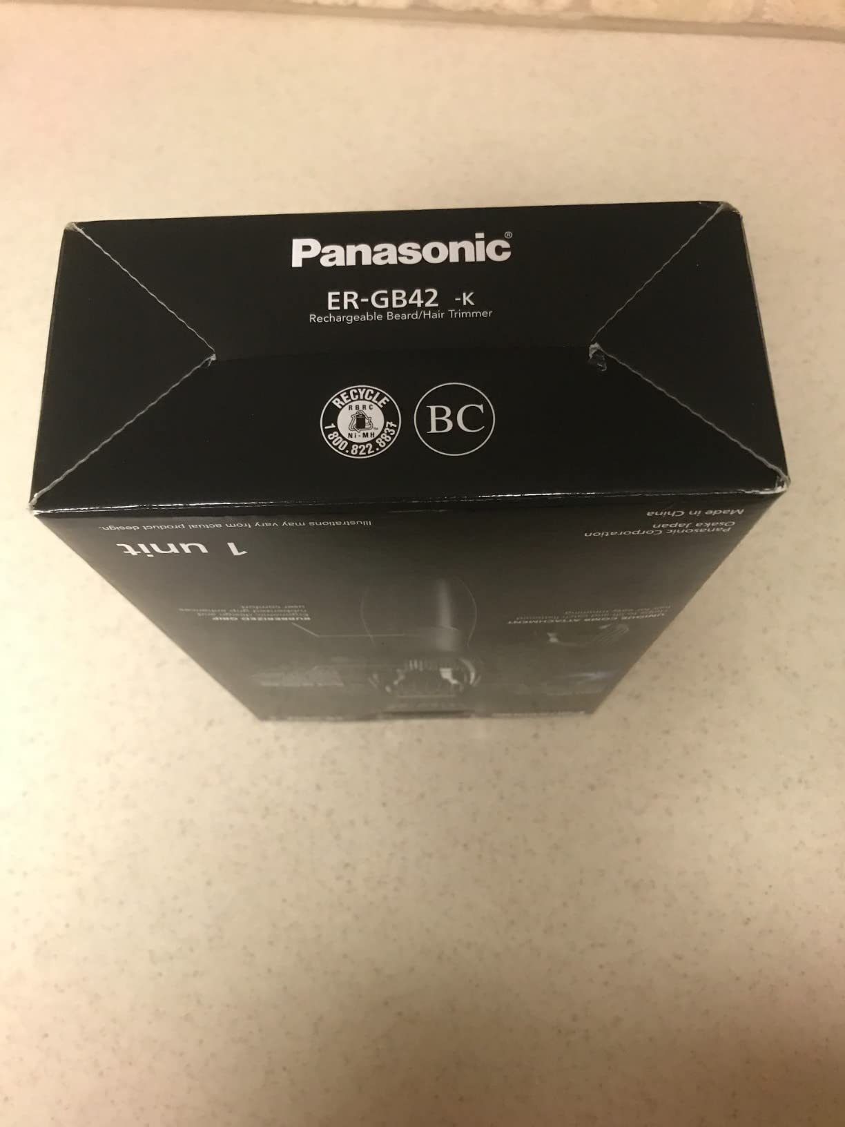 Panasonic Cordless Beard Trimmer for Men with Precision Dial, 19 Adjustable Length Settings, Rechargeable Battery, Washable, Birthday Gifts for Men, ER-GB42-K (Black) customer photo 2