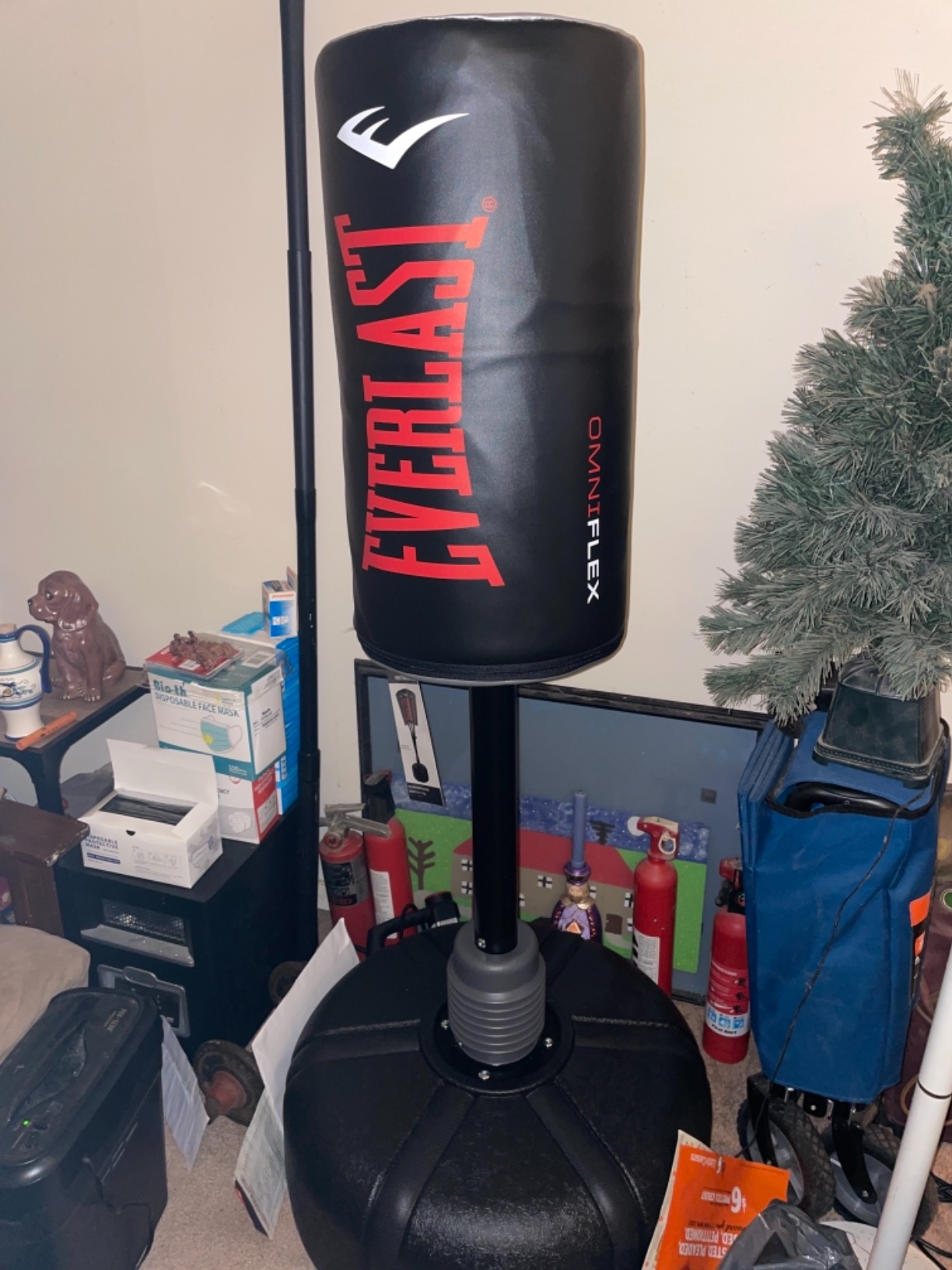 Everlast Freestanding Adjustable Punching Bag for Adults | Heavy Boxing Bag with Stand | Free Standing Punching Bag for Boxing, Muay Thai, MMA, Home Gym Training customer photo 2