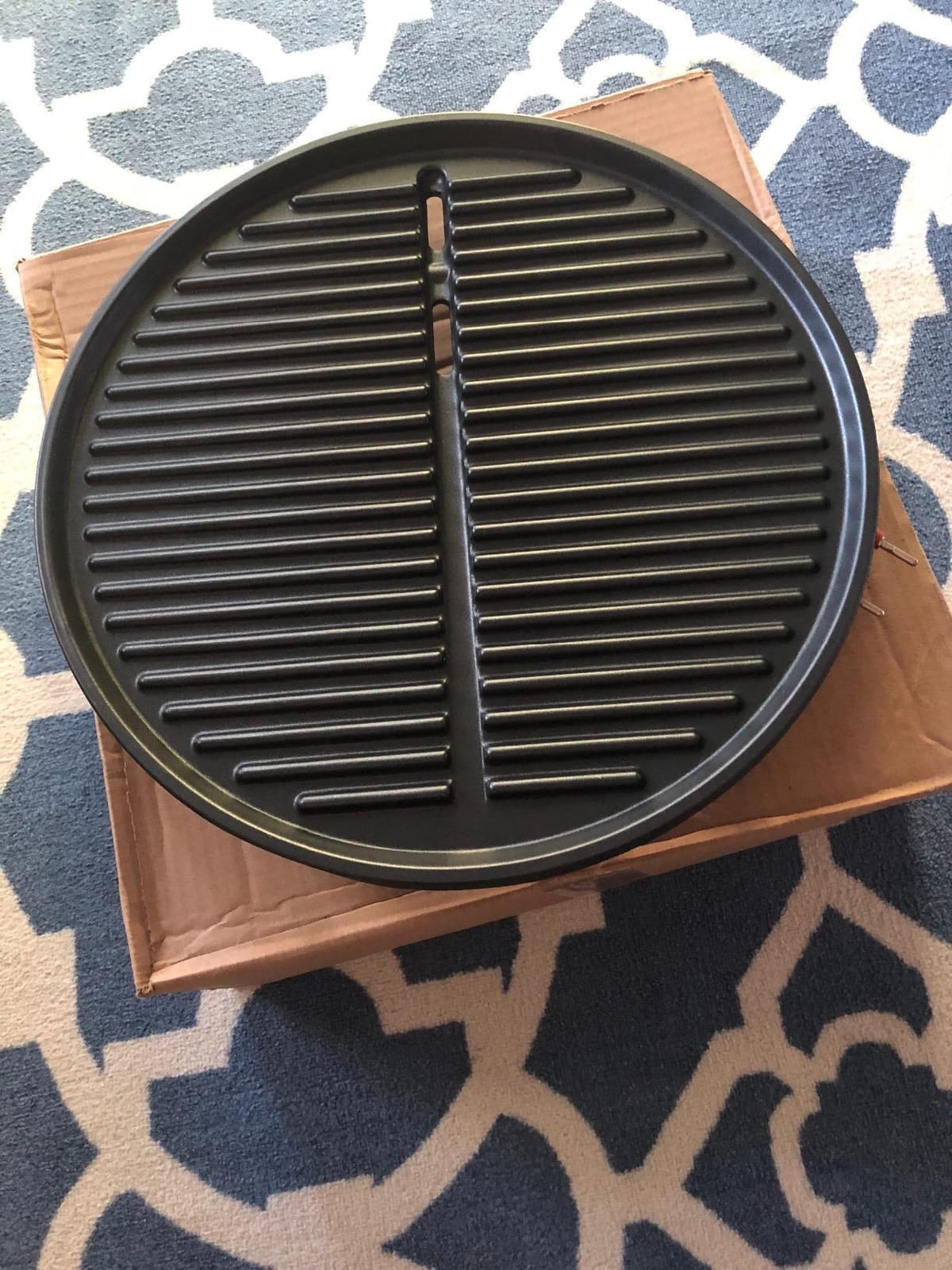 George Foreman Indoor/Outdoor Electric Patio Grill, Apartment Approved, 15-Serving, Removable Stand, Black customer photo 1