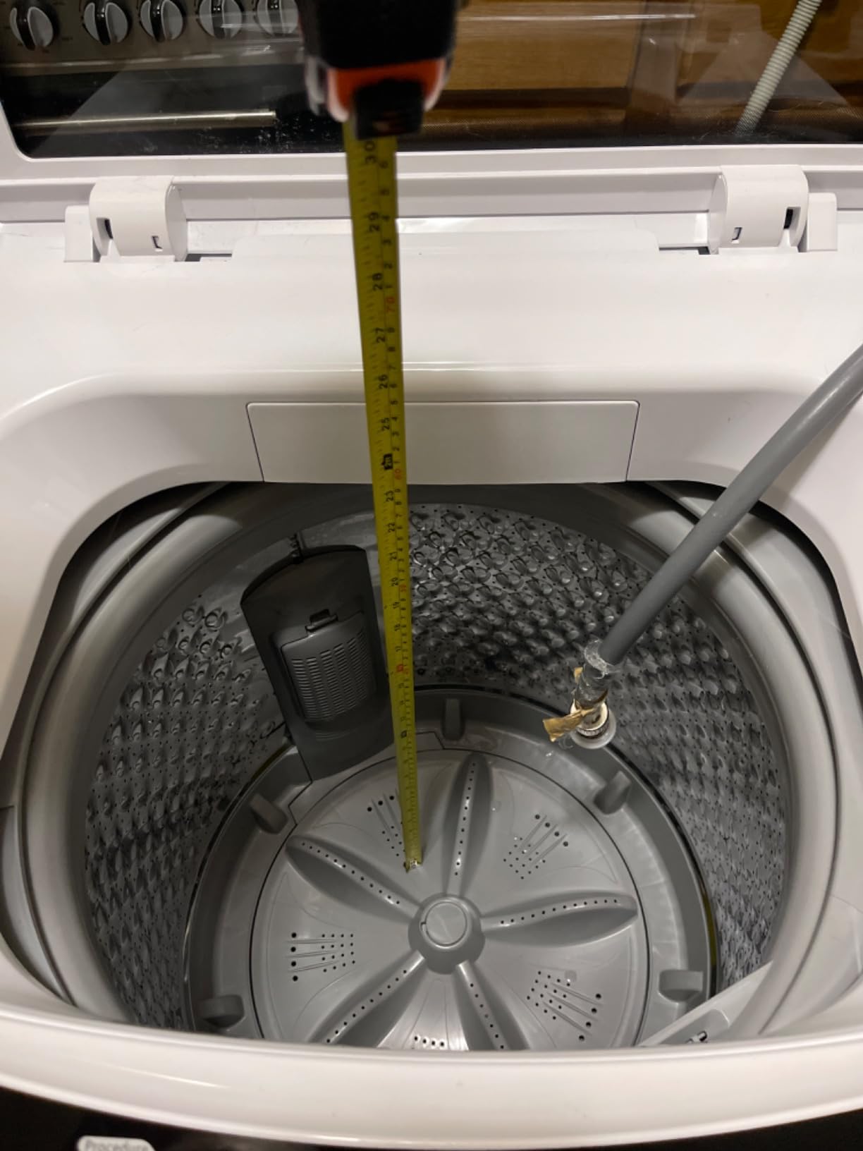 BLACK+DECKER 0.9 Cu. Ft. Portable Washer, 6.6 lb. Capacity Washing Machine for Homes & Apartments, 5 Wash Cycles, Quick Connect Sink Adapter and Drain Hose Included, LED Display, BPWM09W, White customer photo 2